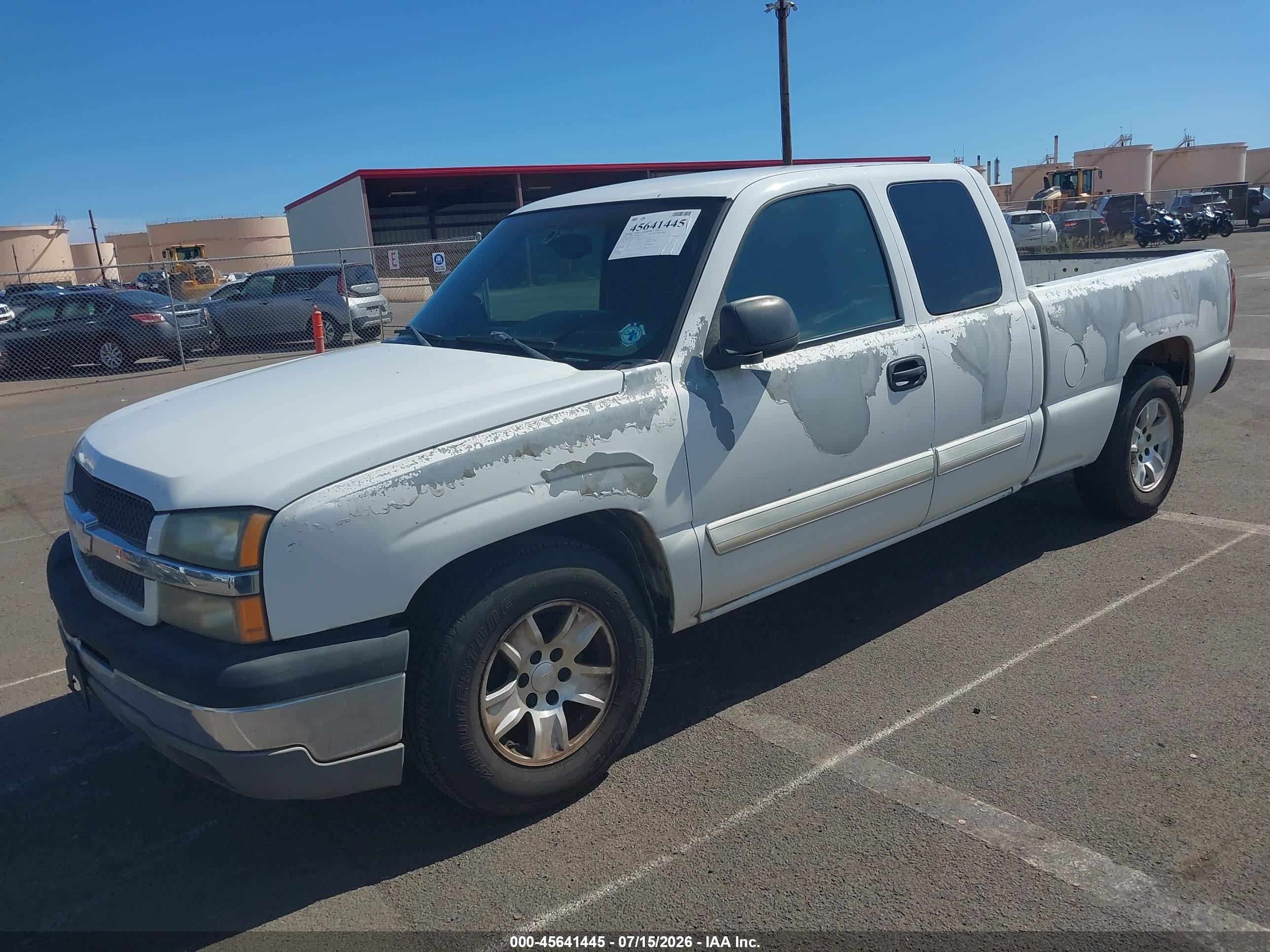 2003 Chevrolet Silverado 1500 Ls Белый vin: 2GCEC19T531147469