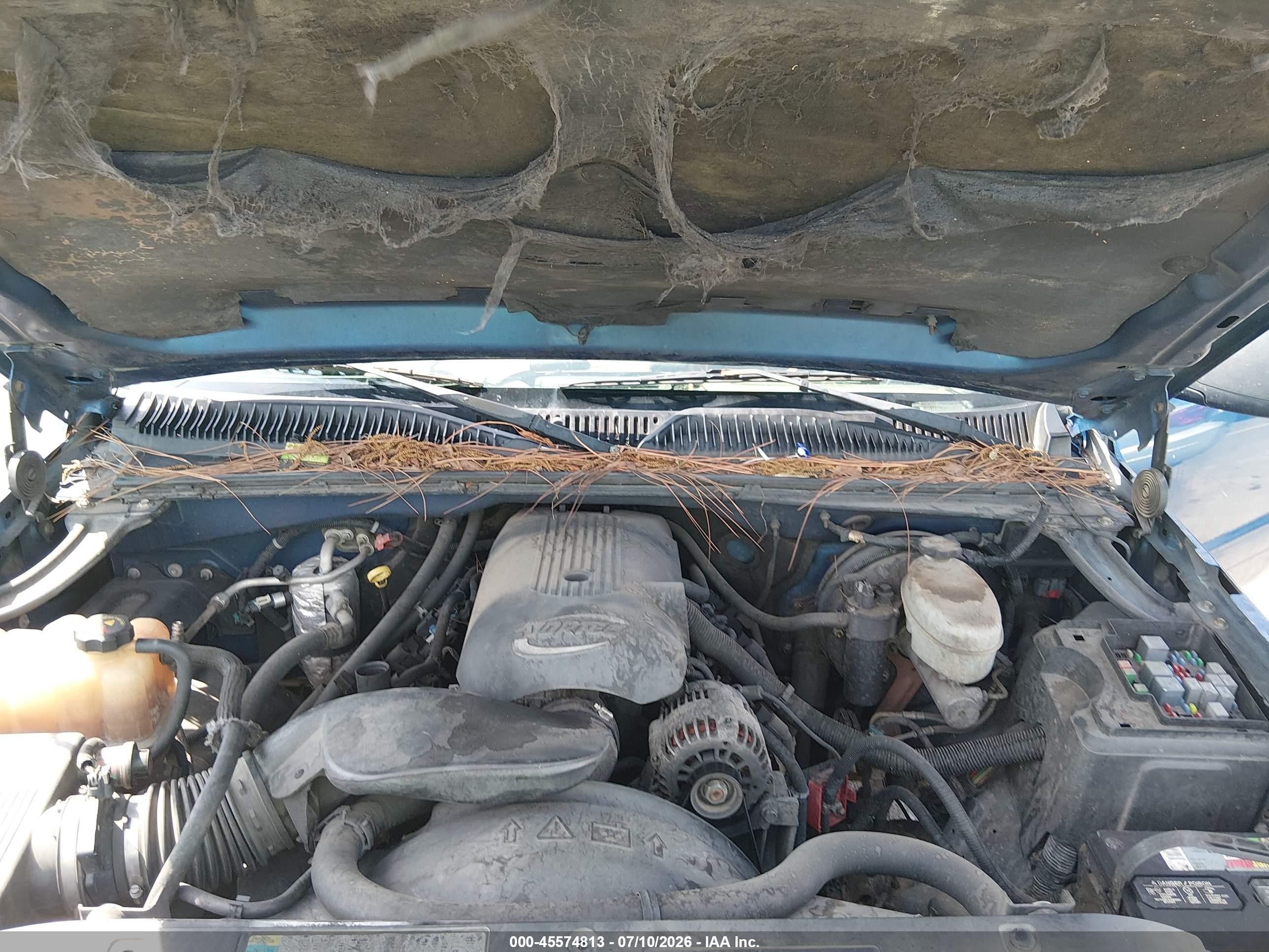 2003 Chevrolet Silverado 1500 Ls Blue vin: 2GCEC19T531215351