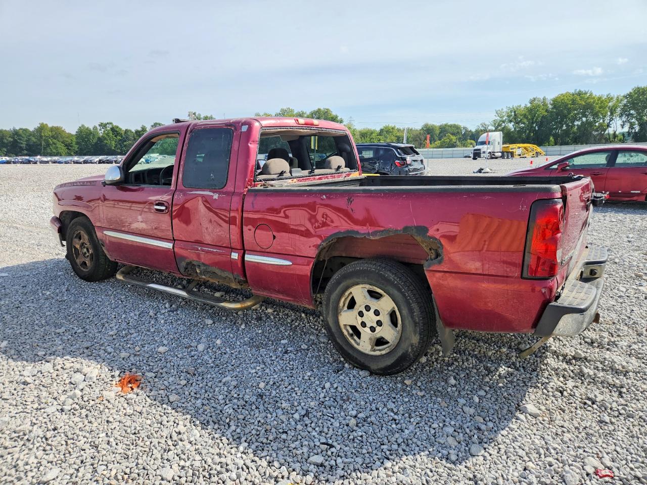 2006 Chevrolet Silverado C1500 Burgundy vin: 2GCEC19T561107347