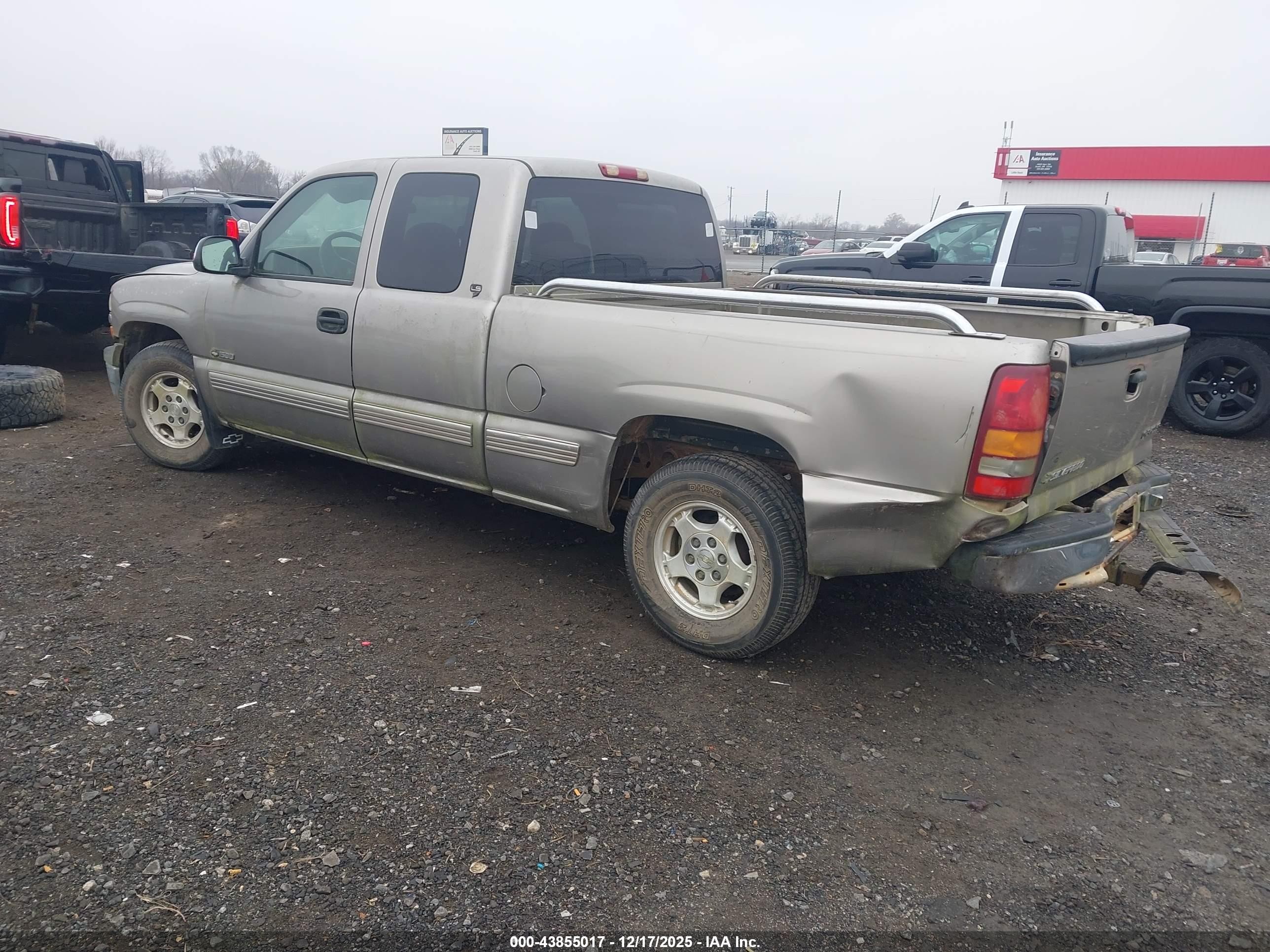 1999 Chevrolet Silverado 1500 Ls Beige vin: 2GCEC19T5X1149809