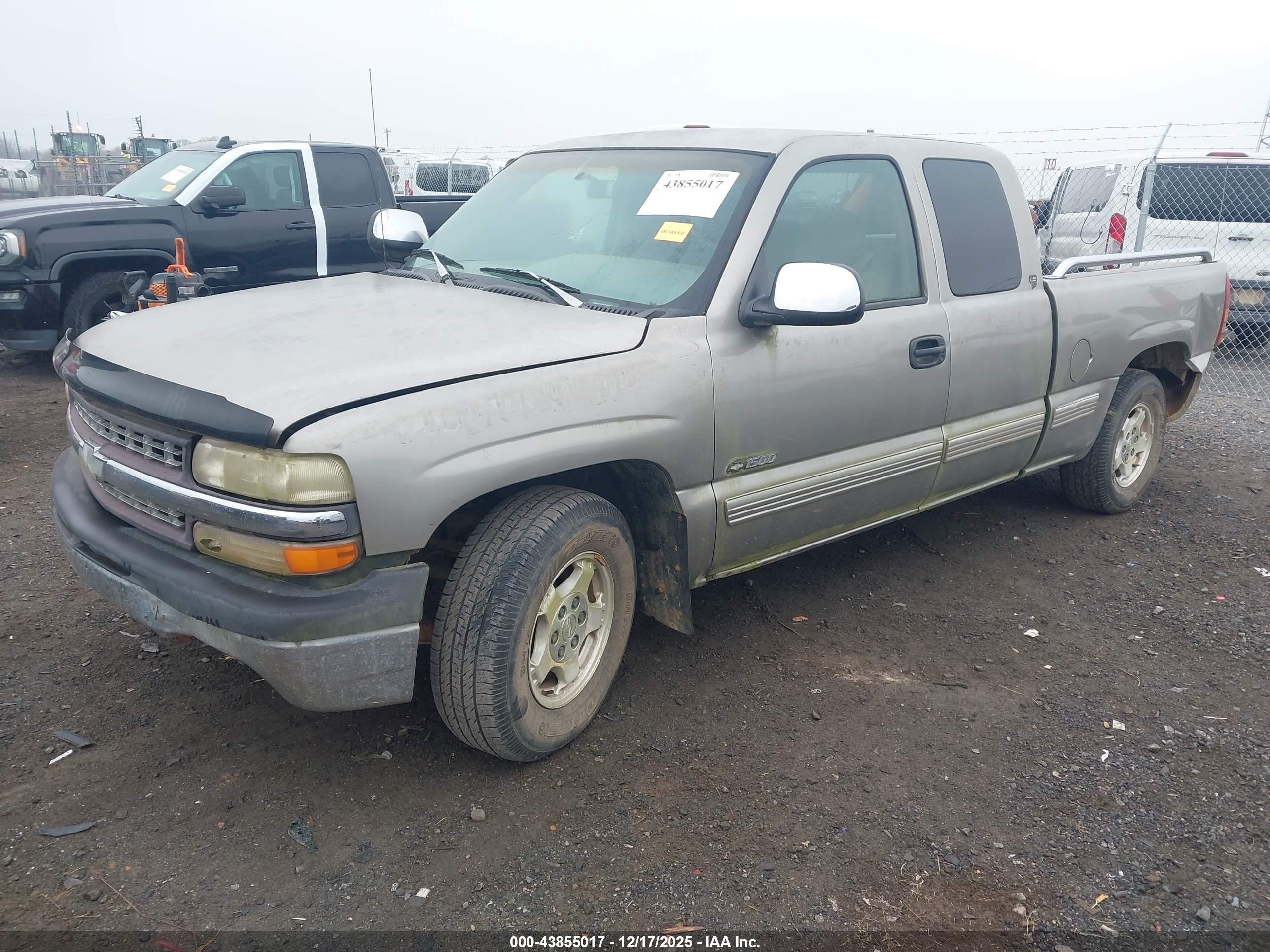 1999 Chevrolet Silverado 1500 Ls Beige vin: 2GCEC19T5X1149809