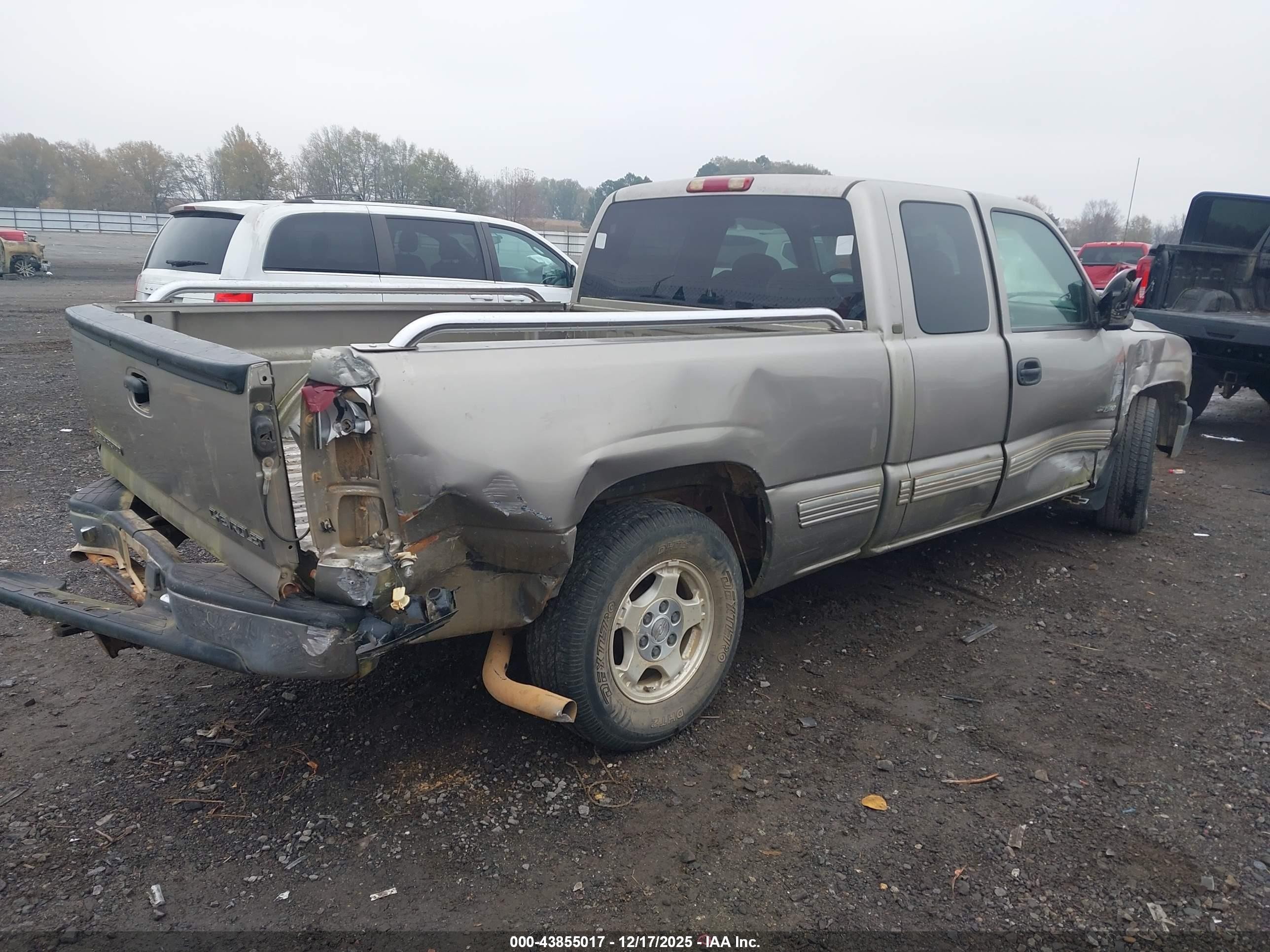 1999 Chevrolet Silverado 1500 Ls Beige vin: 2GCEC19T5X1149809