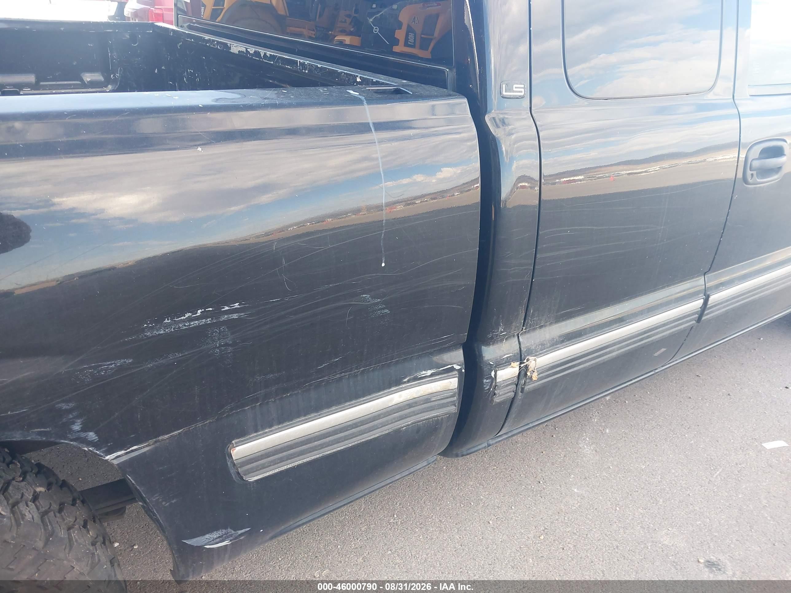 1999 Chevrolet Silverado 1500 Ls Black vin: 2GCEC19T5X1163886