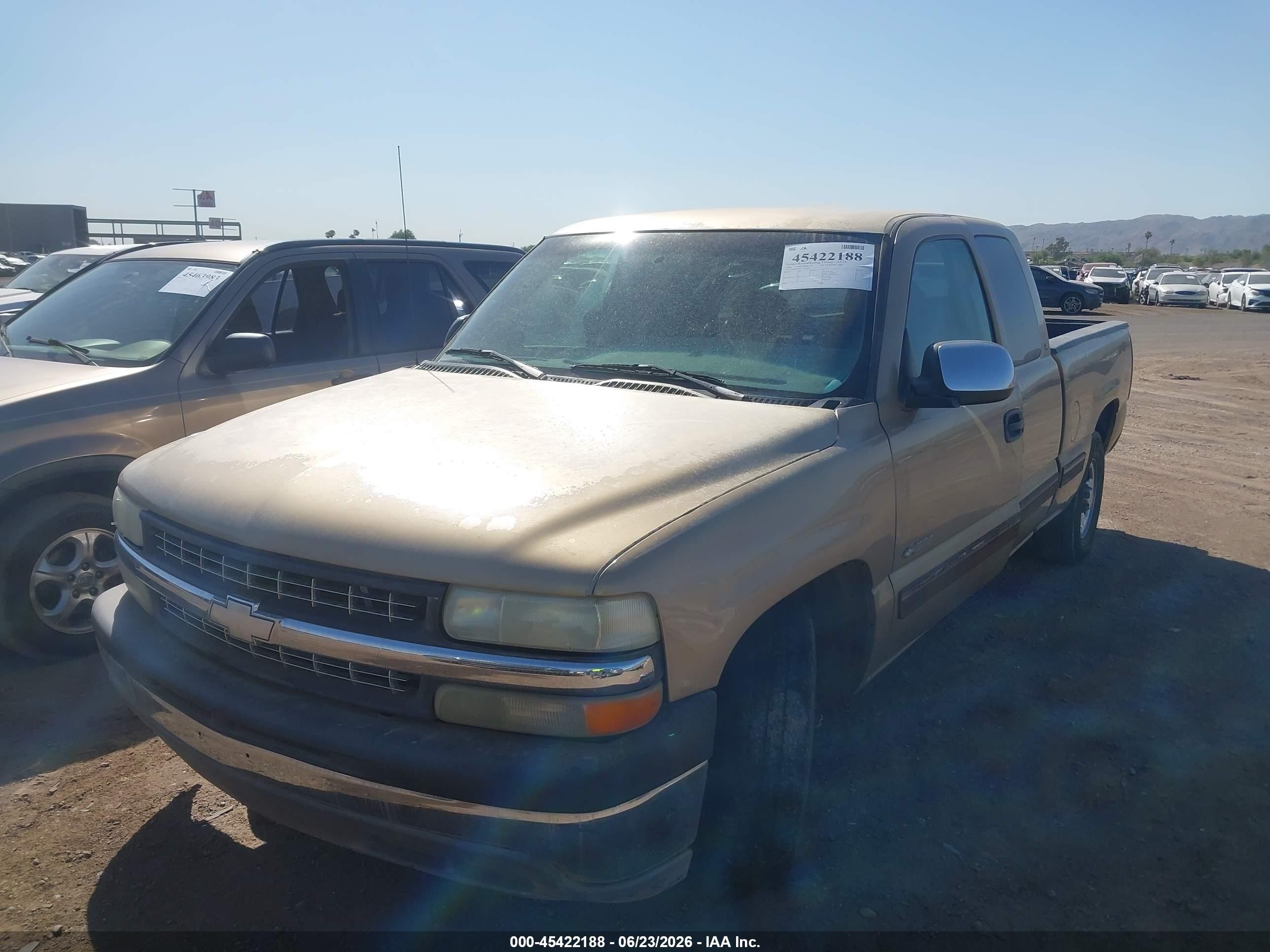 2000 Chevrolet Silverado 1500 Ls Brown vin: 2GCEC19T5Y1156714