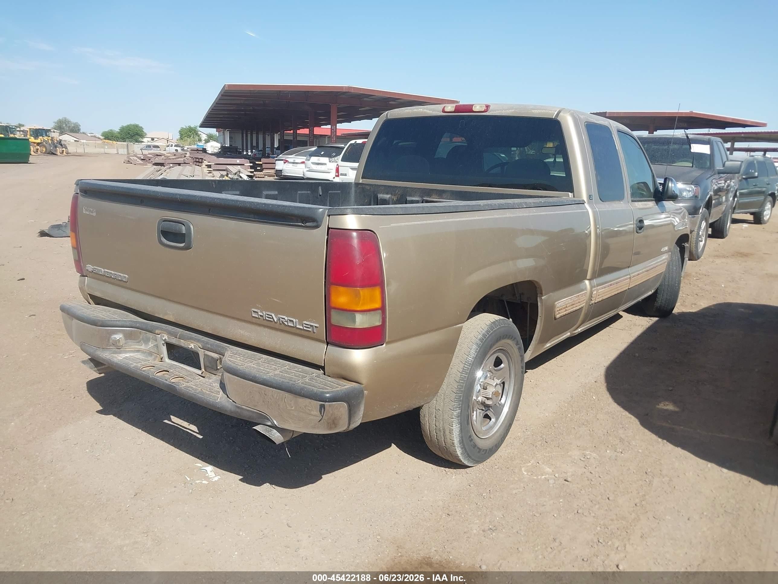 2000 Chevrolet Silverado 1500 Ls Brown vin: 2GCEC19T5Y1156714
