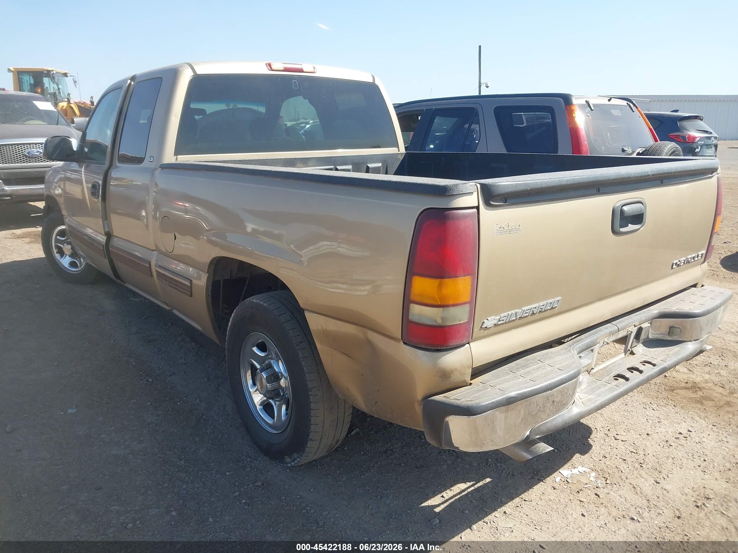 2000 Chevrolet Silverado 1500 Ls Brown vin: 2GCEC19T5Y1156714