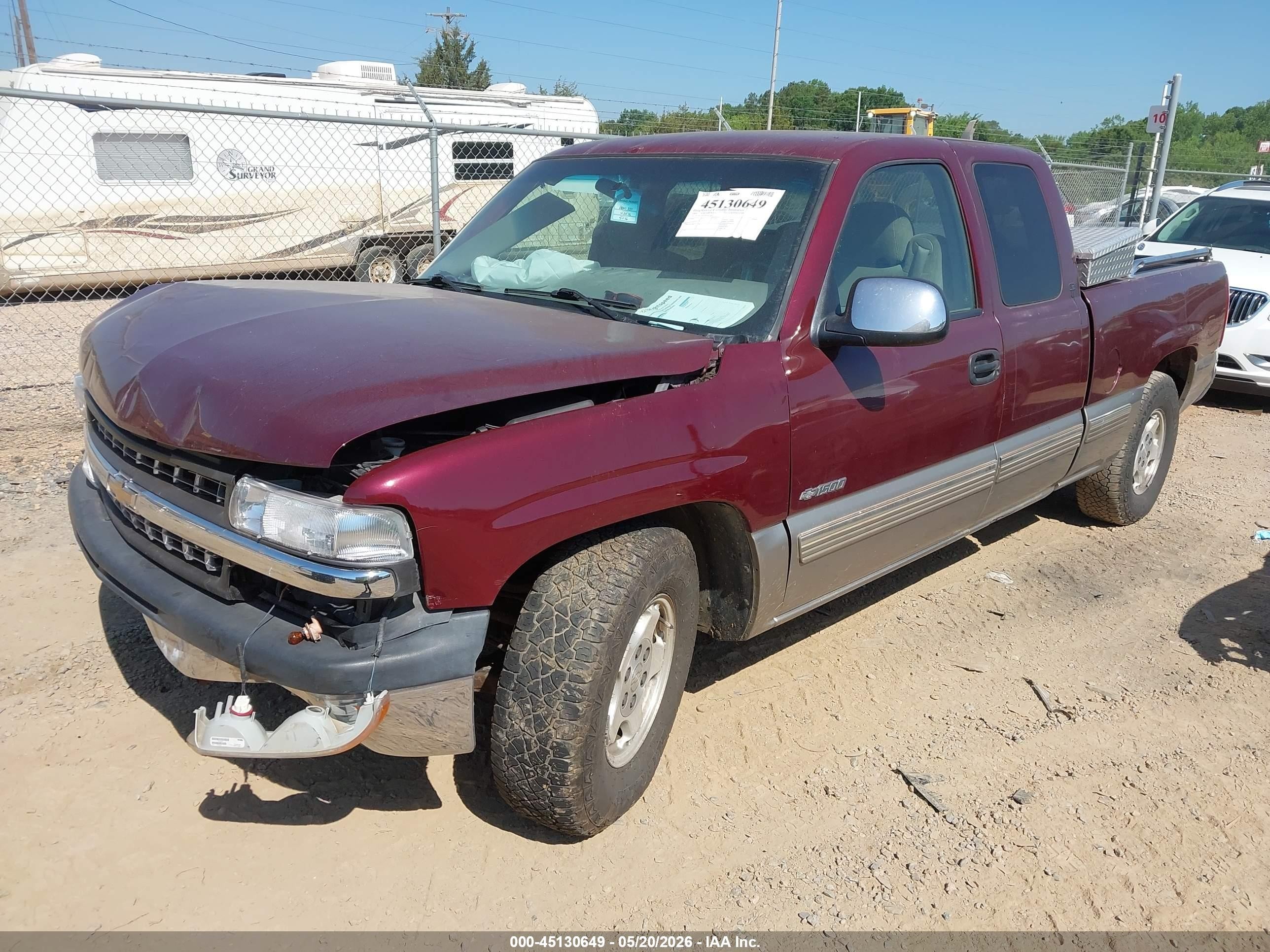 2000 Chevrolet Silverado 1500 Ls Burgundy vin: 2GCEC19T5Y1207385