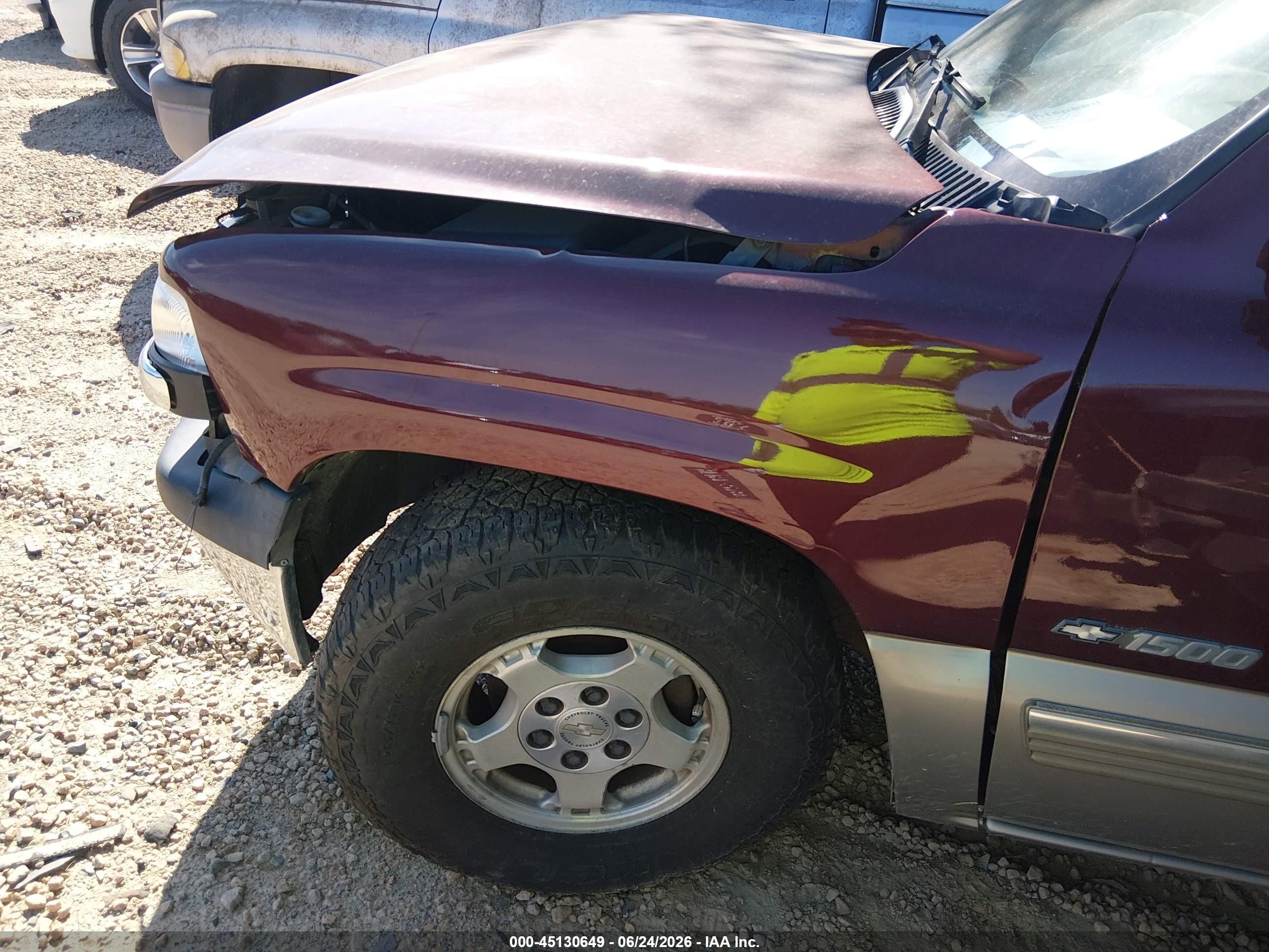 2000 Chevrolet Silverado 1500 Ls Burgundy vin: 2GCEC19T5Y1207385