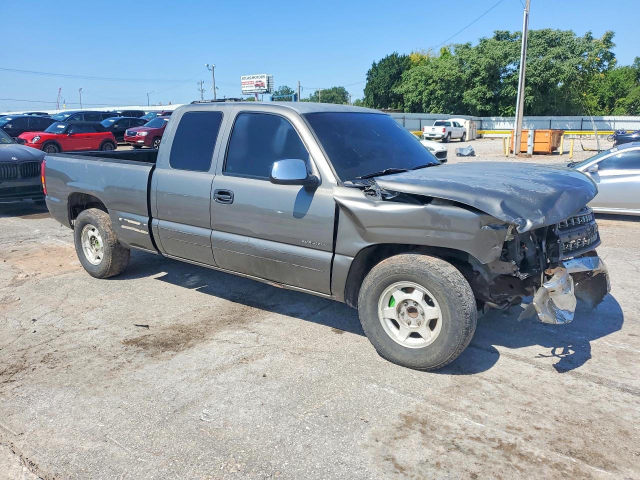 2000 Chevrolet Silverado C1500 Gray vin: 2GCEC19T5Y1311410