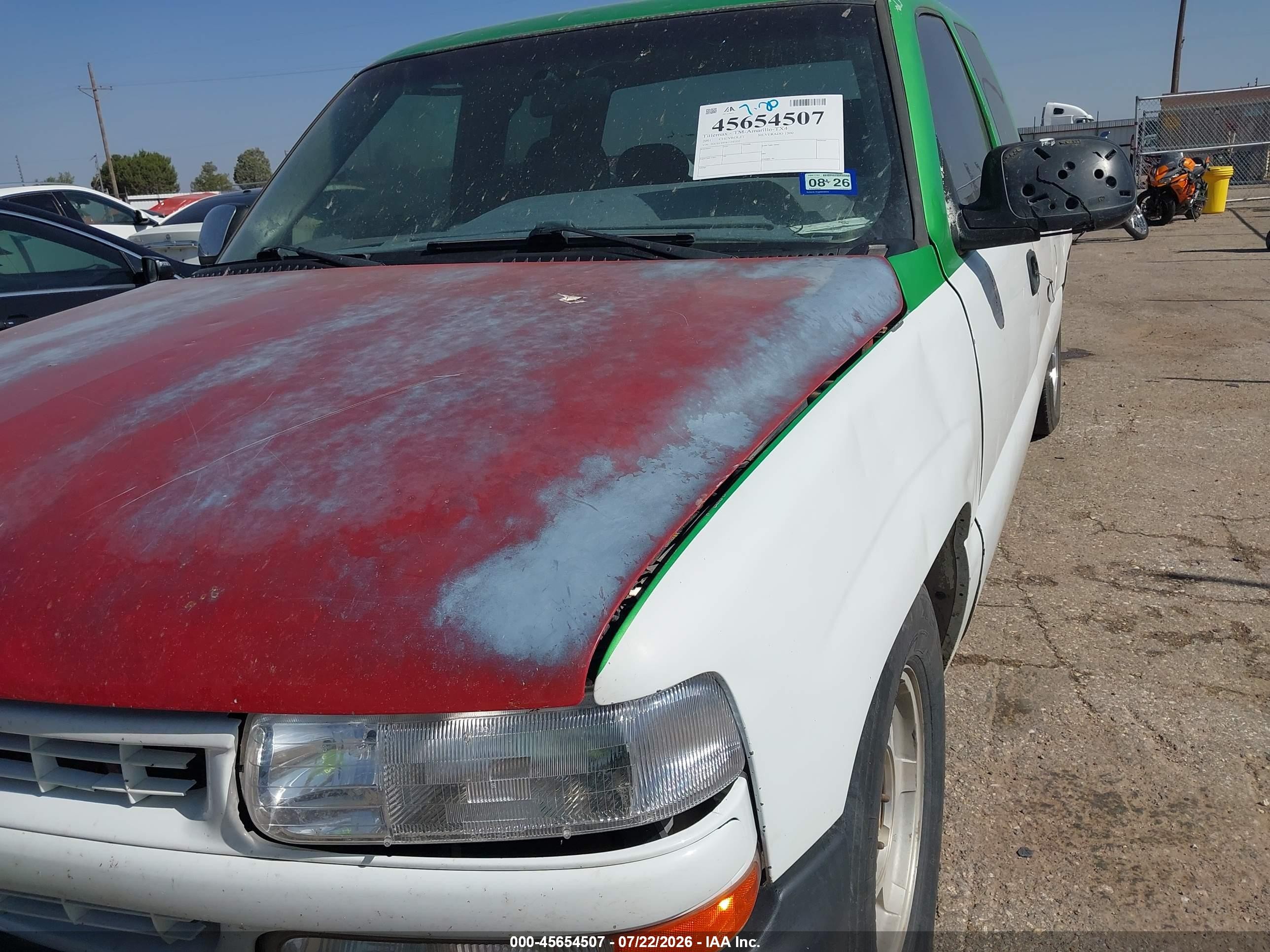 2001 Chevrolet Silverado 1500 Ls Белый vin: 2GCEC19T611342235