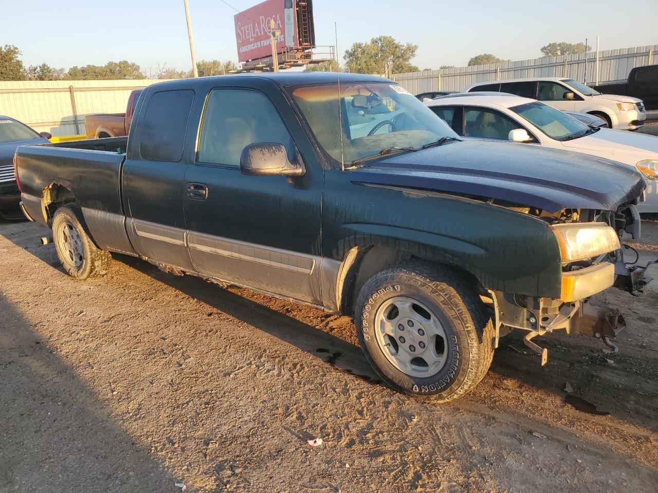 2003 Chevrolet Silverado C1500 Green vin: 2GCEC19T631228562