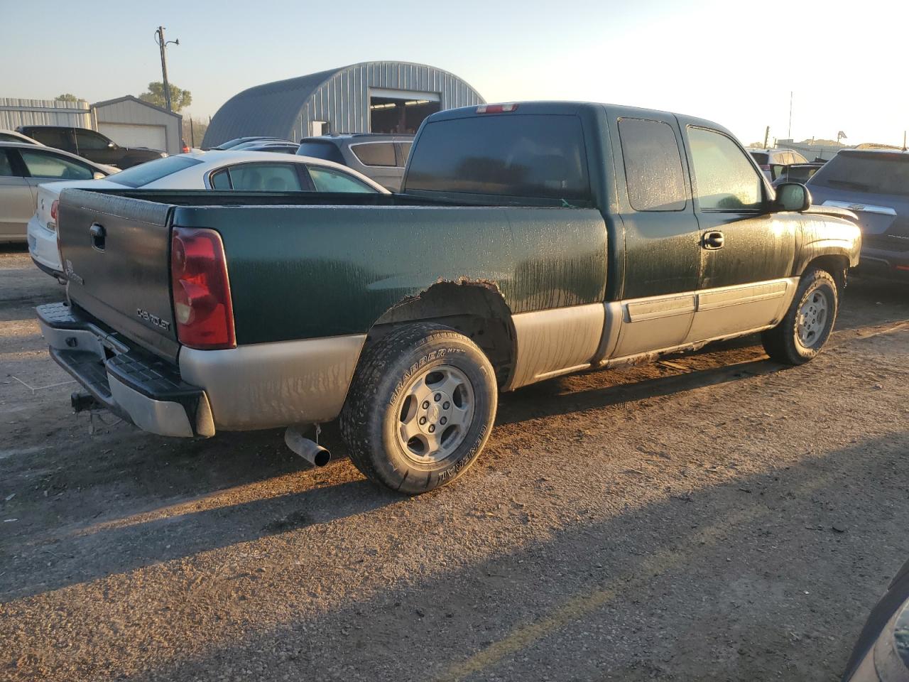 2003 Chevrolet Silverado C1500 Green vin: 2GCEC19T631228562