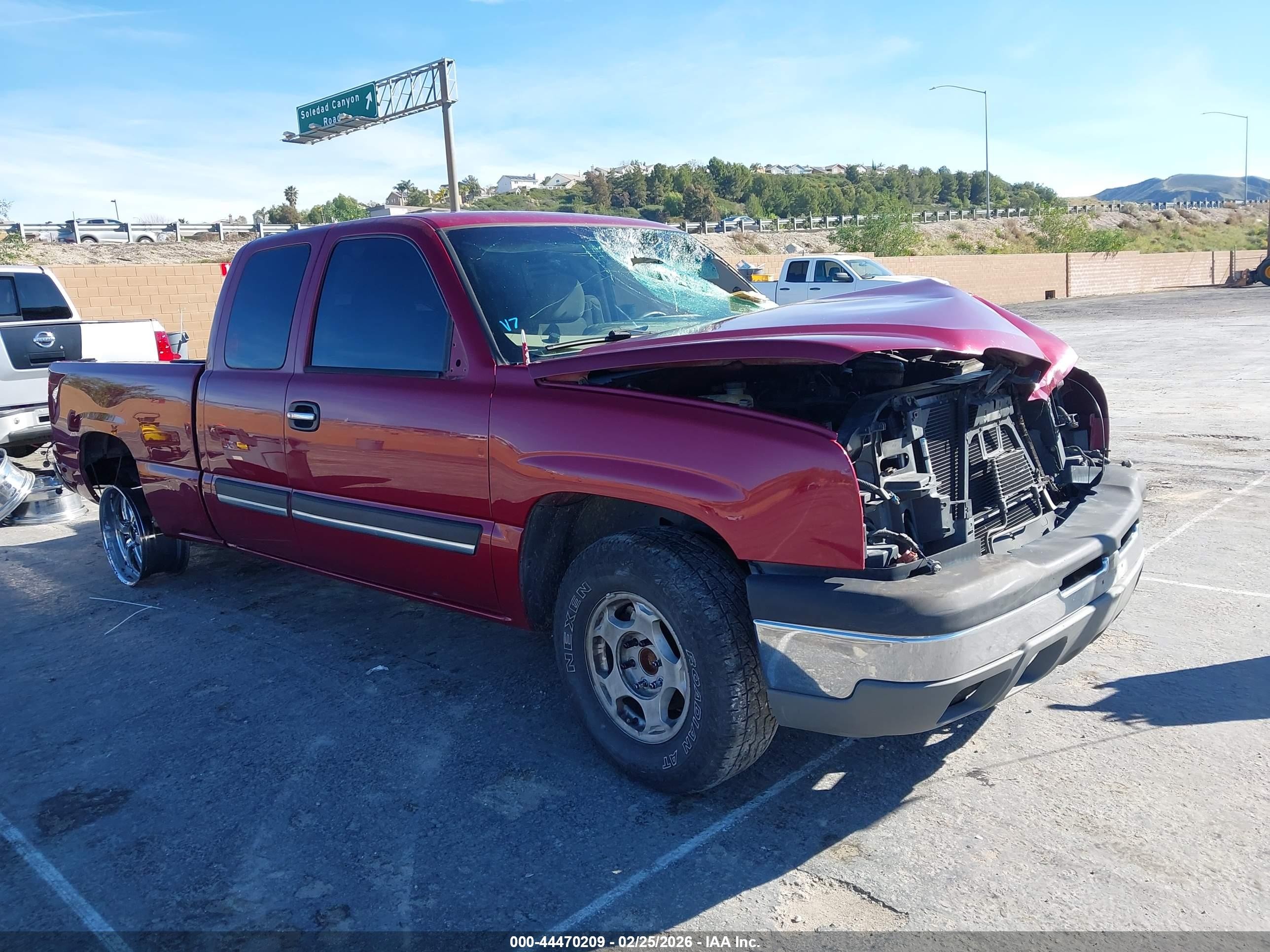 2004 Chevrolet Silverado 1500 Ls Бордовый vin: 2GCEC19T641220611