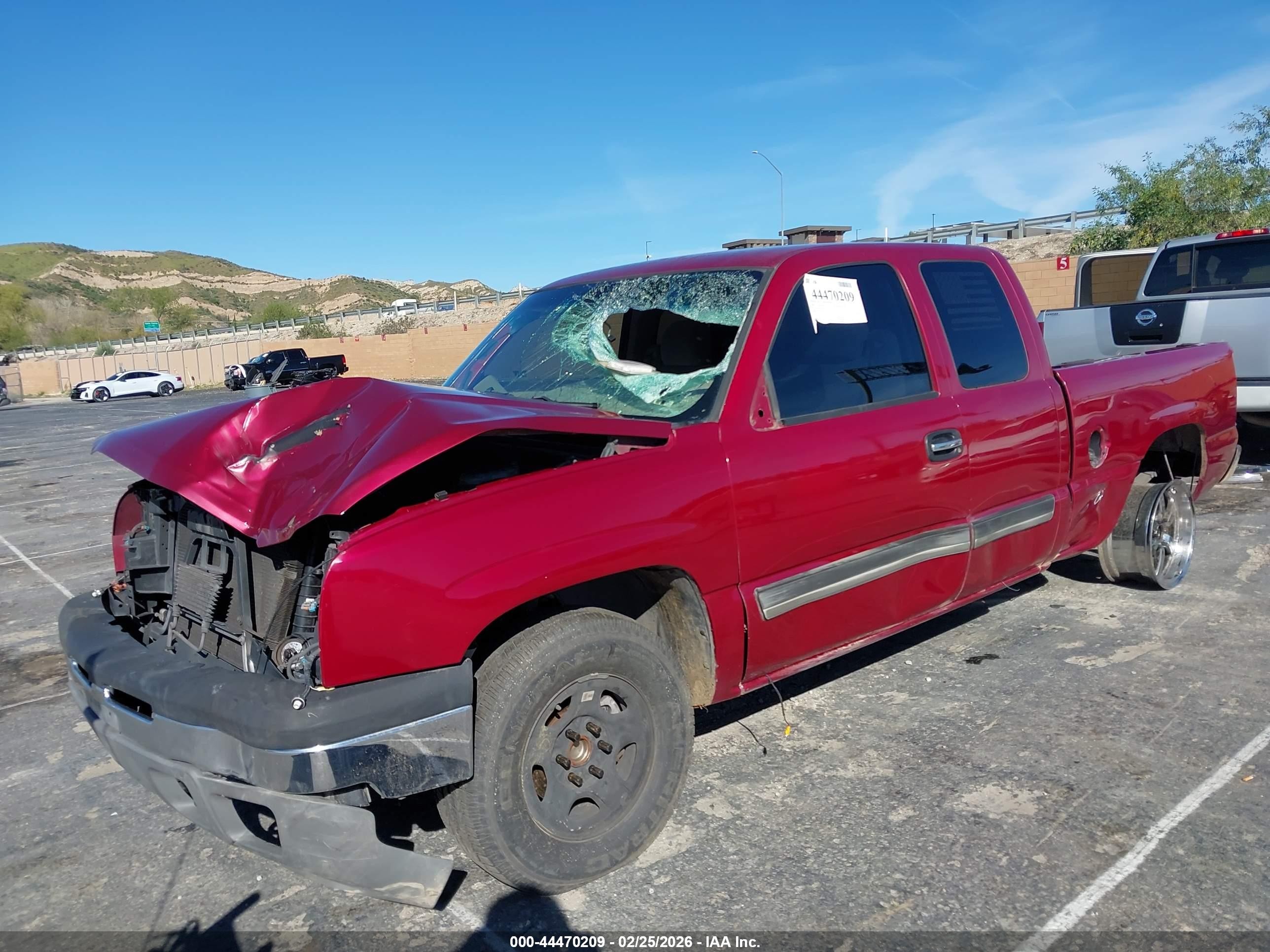 2004 Chevrolet Silverado 1500 Ls Бордовый vin: 2GCEC19T641220611