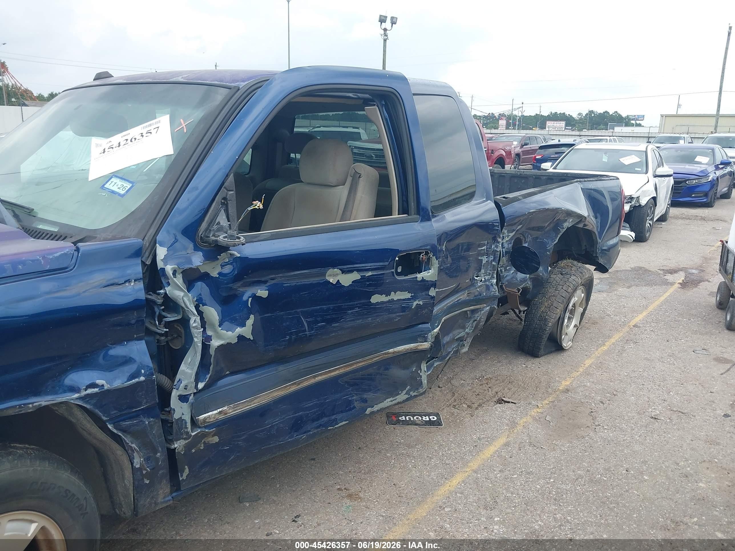 2004 Chevrolet Silverado 1500 Ls Blue vin: 2GCEC19T641364773