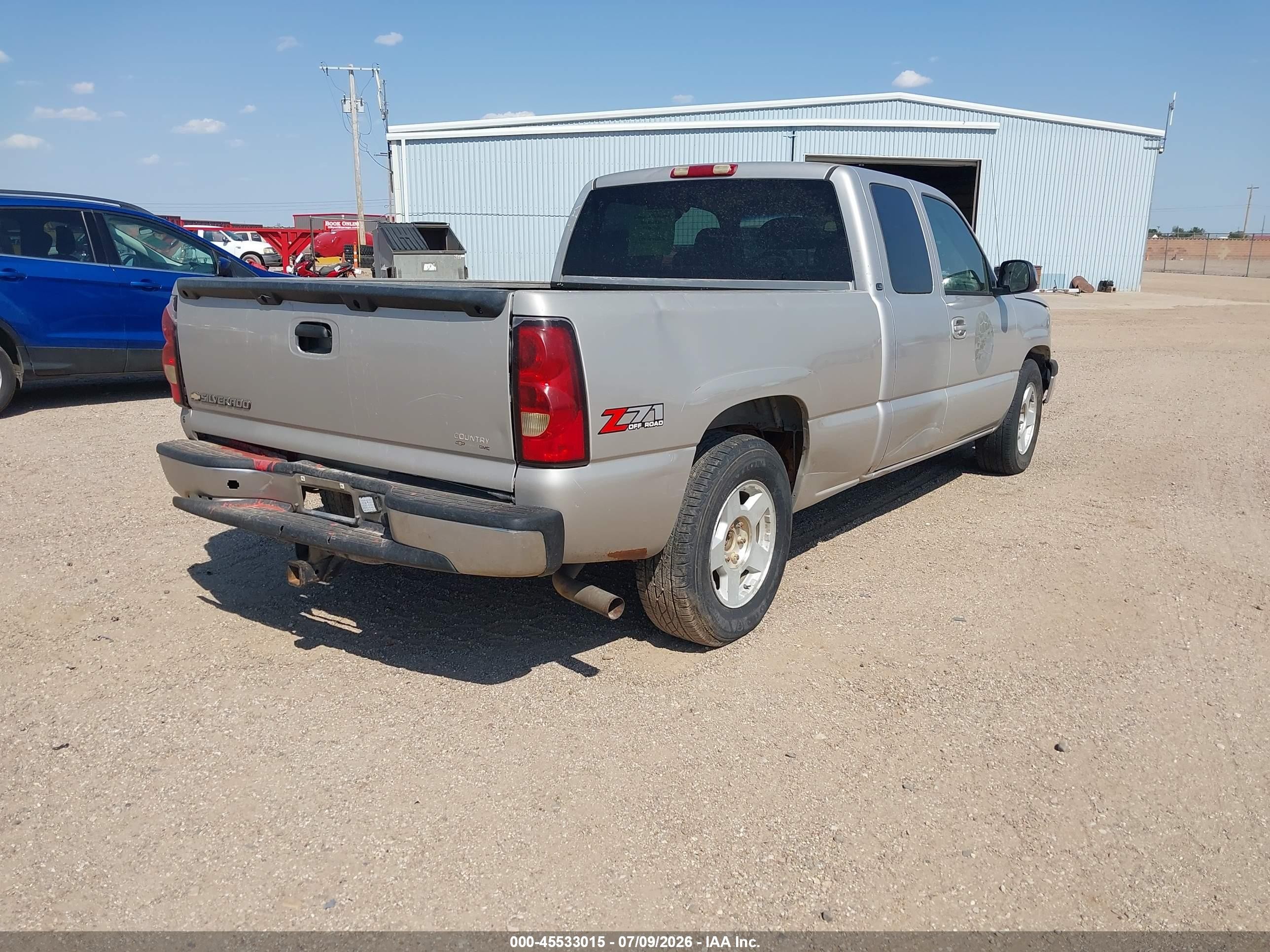 2005 Chevrolet Silverado 1500 Ls Серый vin: 2GCEC19T651141120