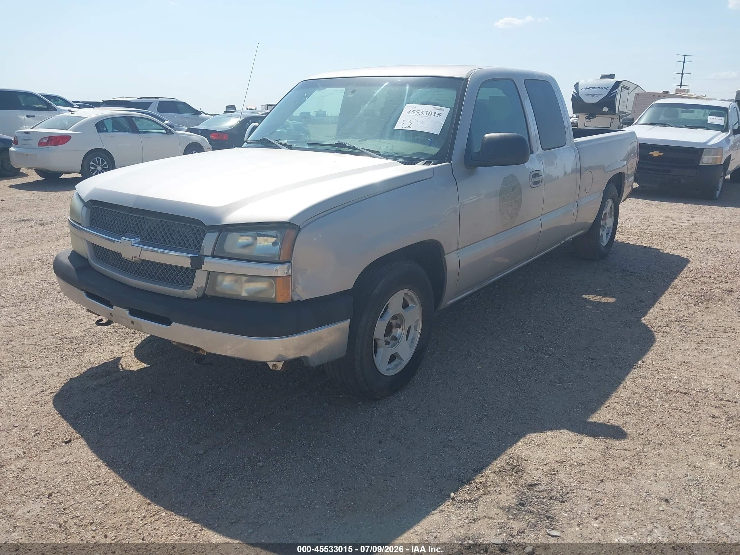 2005 Chevrolet Silverado 1500 Ls Серый vin: 2GCEC19T651141120
