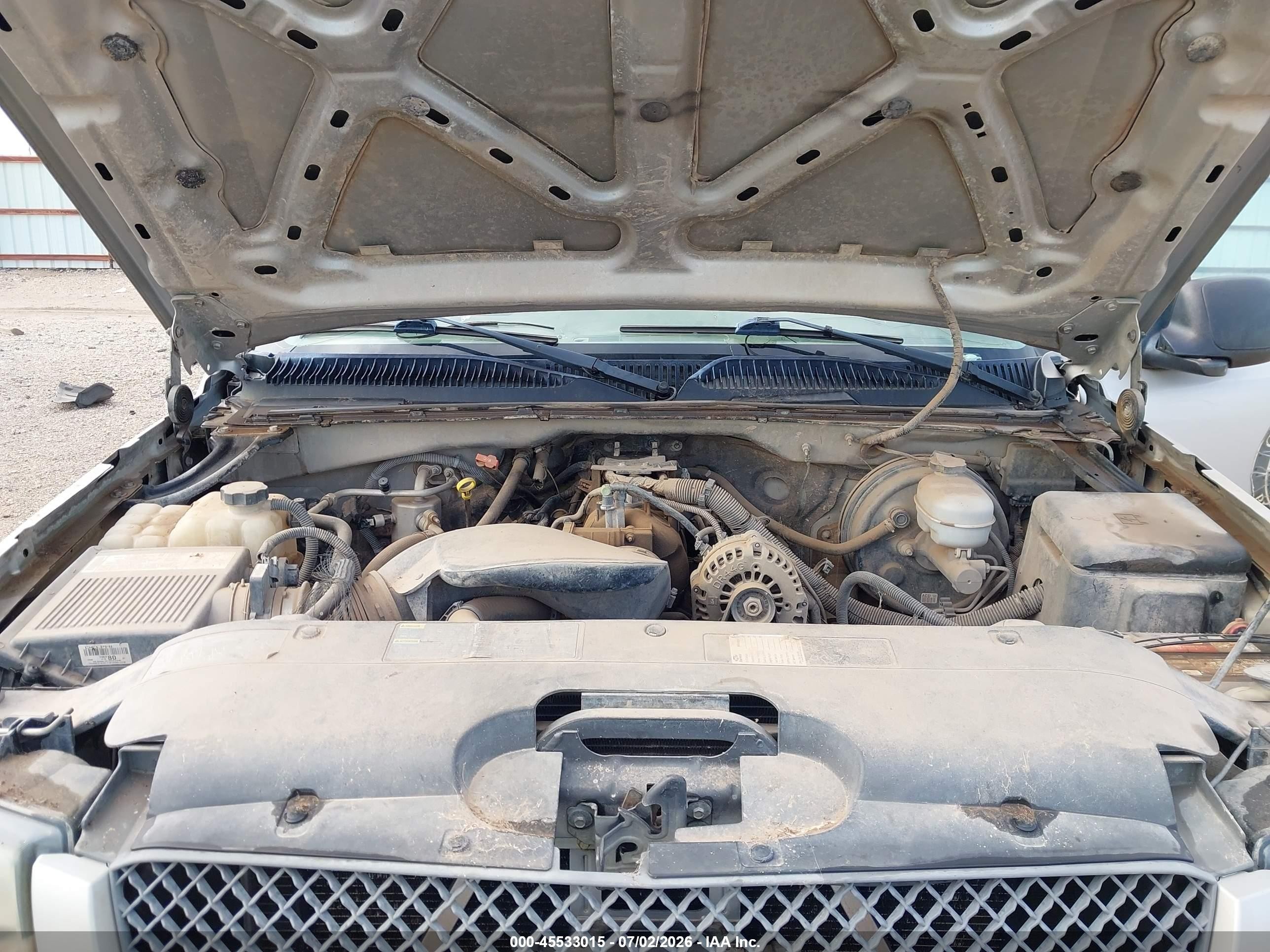 2005 Chevrolet Silverado 1500 Ls Серый vin: 2GCEC19T651141120