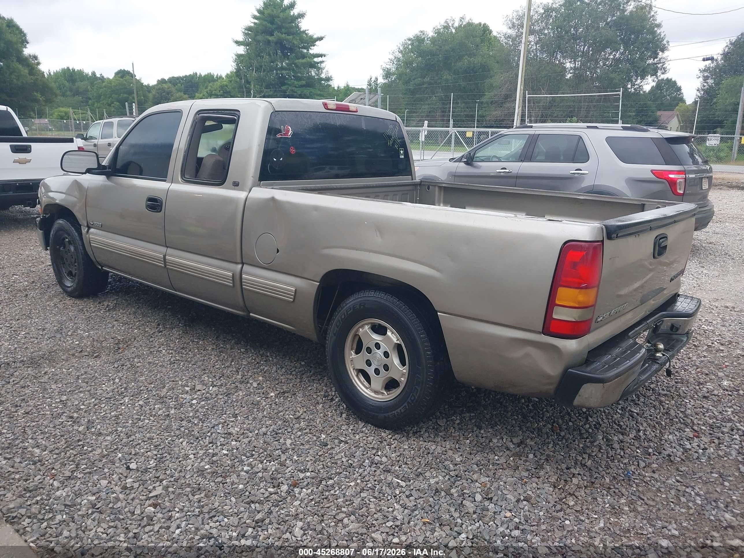 1999 Chevrolet Silverado 1500 Ls Gray vin: 2GCEC19T6X1114079