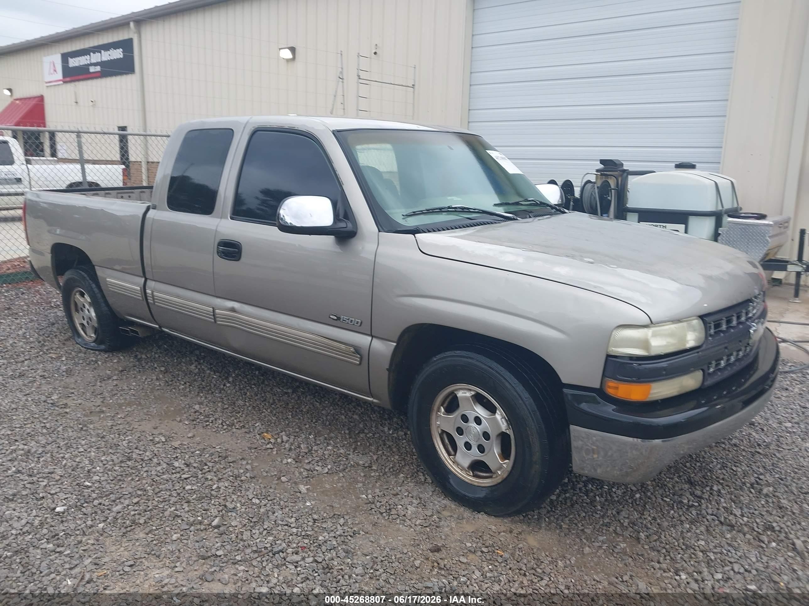 1999 Chevrolet Silverado 1500 Ls Gray vin: 2GCEC19T6X1114079