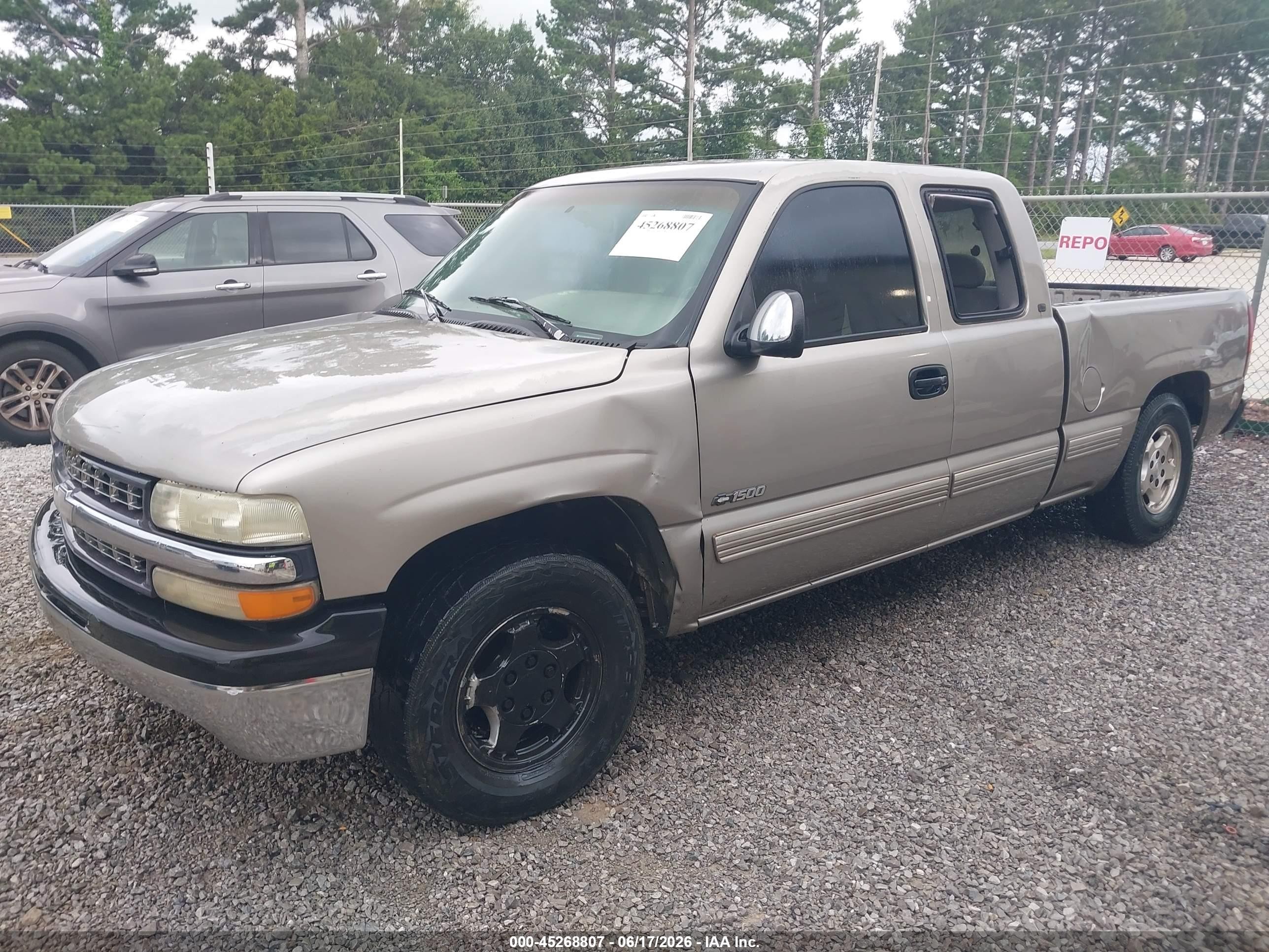 1999 Chevrolet Silverado 1500 Ls Gray vin: 2GCEC19T6X1114079