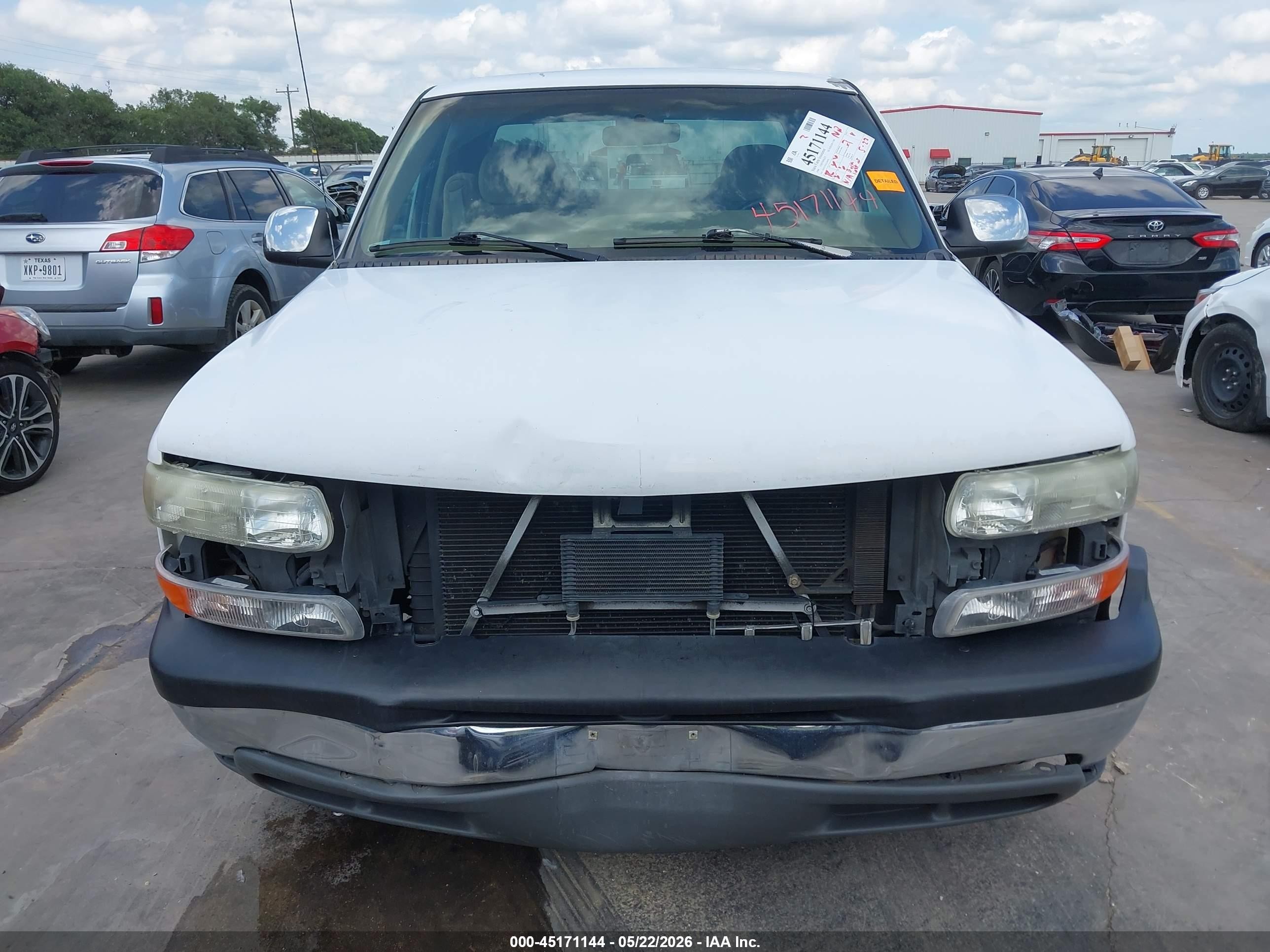 1999 Chevrolet Silverado 1500 Ls White vin: 2GCEC19T6X1160978