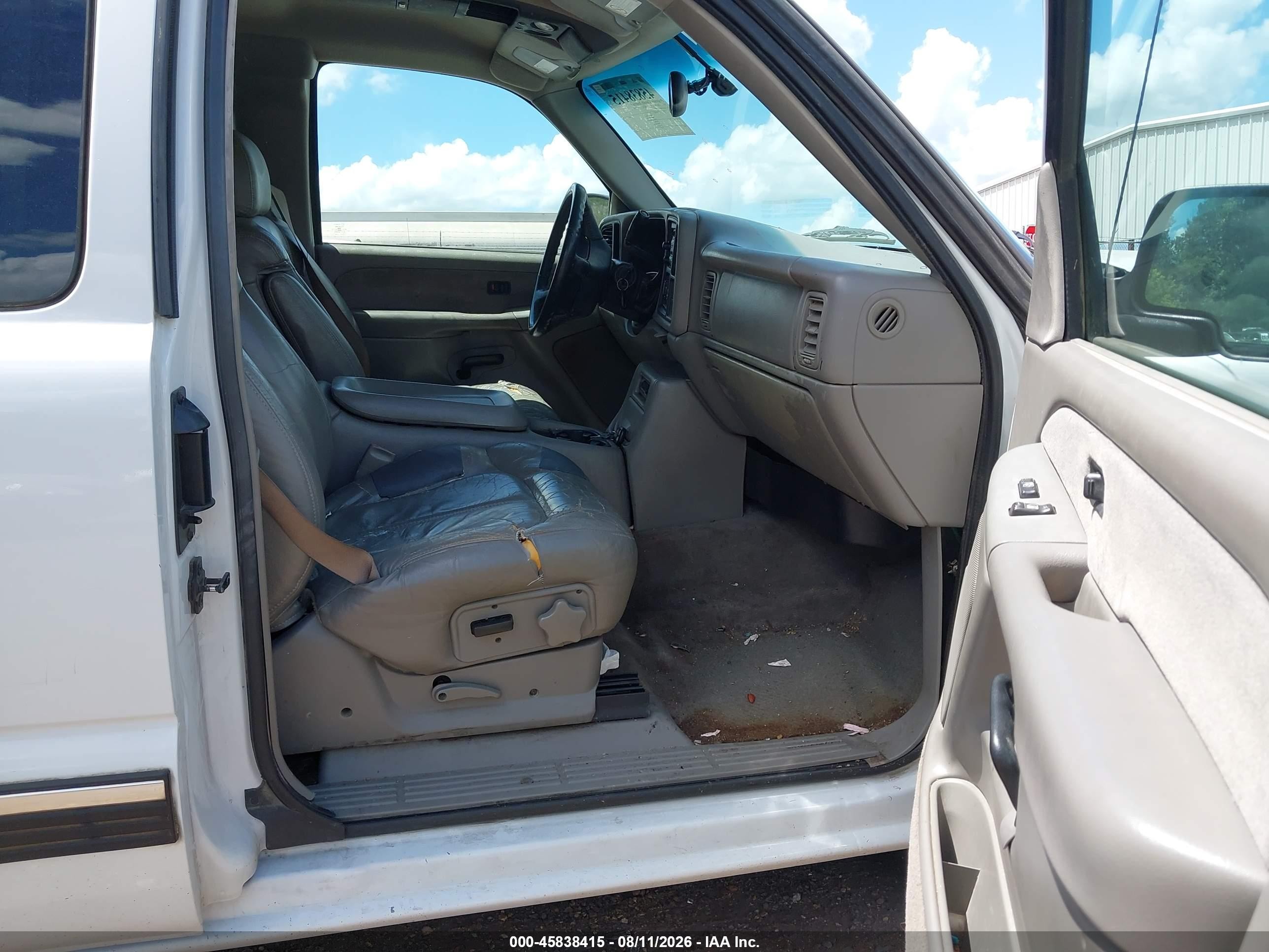 2000 Chevrolet Silverado 1500 Ls White vin: 2GCEC19T6Y1337997