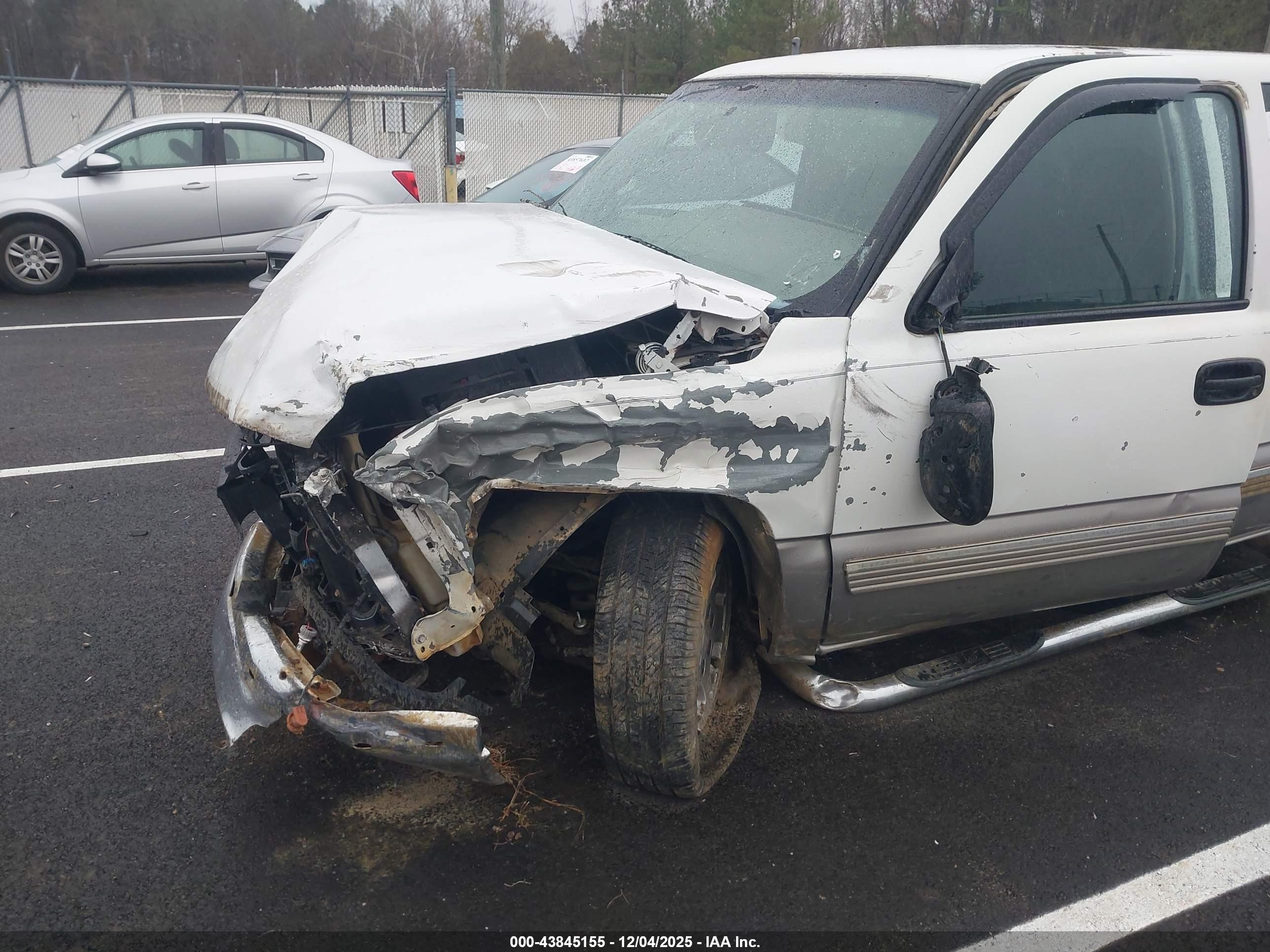 2000 Chevrolet Silverado 1500 Ls White vin: 2GCEC19T6Y1401035