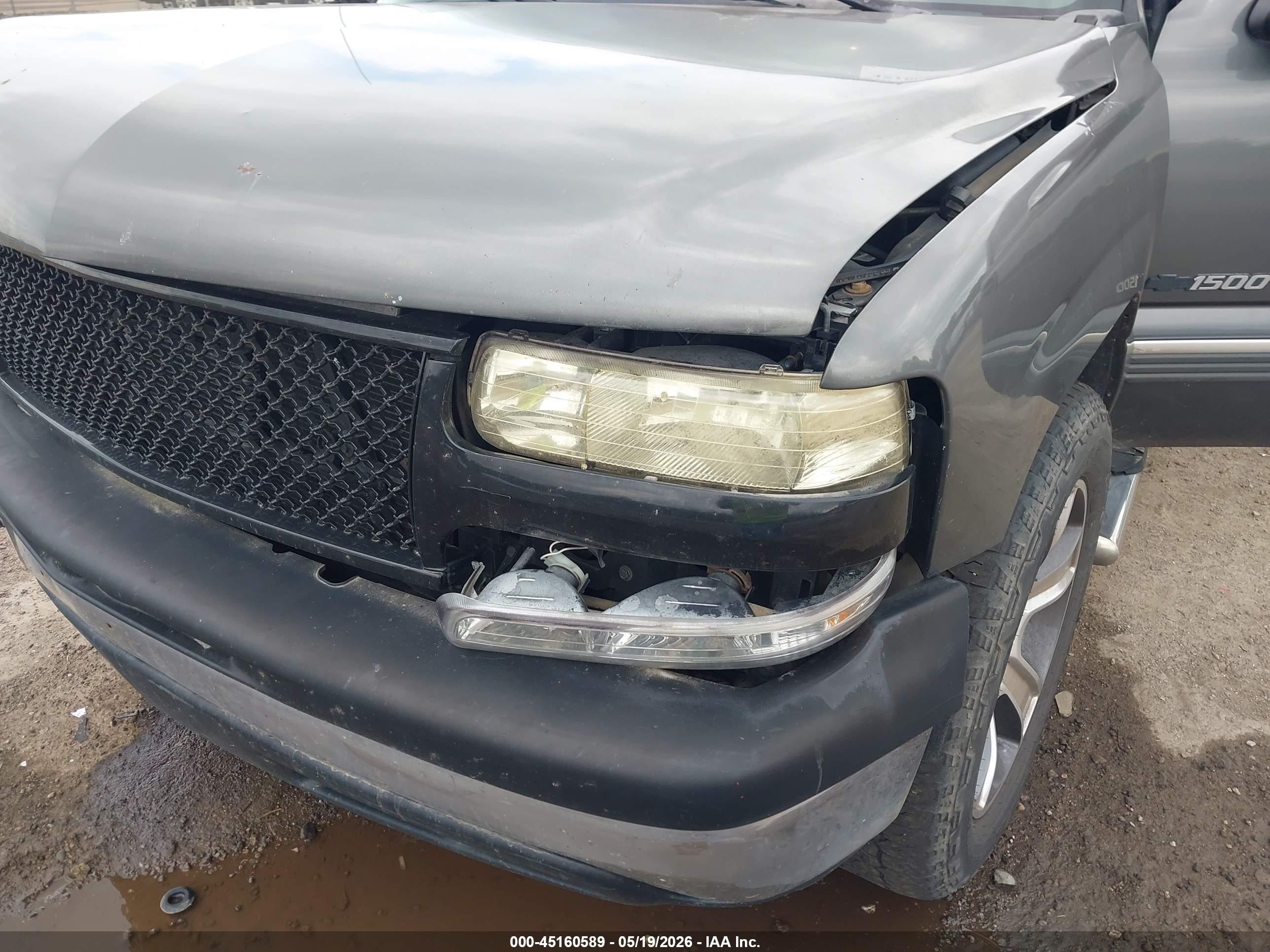 2001 Chevrolet Silverado 1500 Lt Gray vin: 2GCEC19T711171995