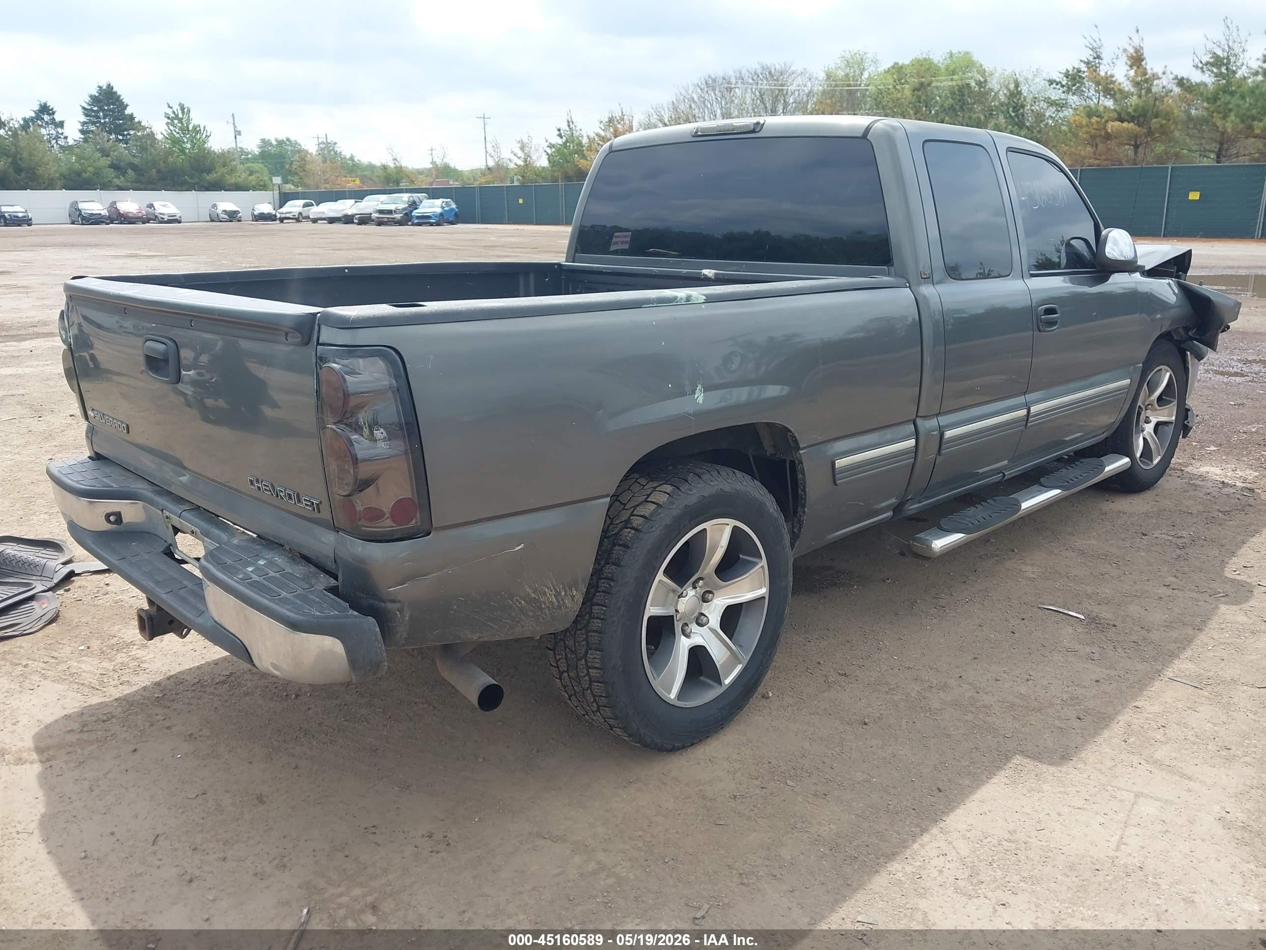 2001 Chevrolet Silverado 1500 Lt Gray vin: 2GCEC19T711171995