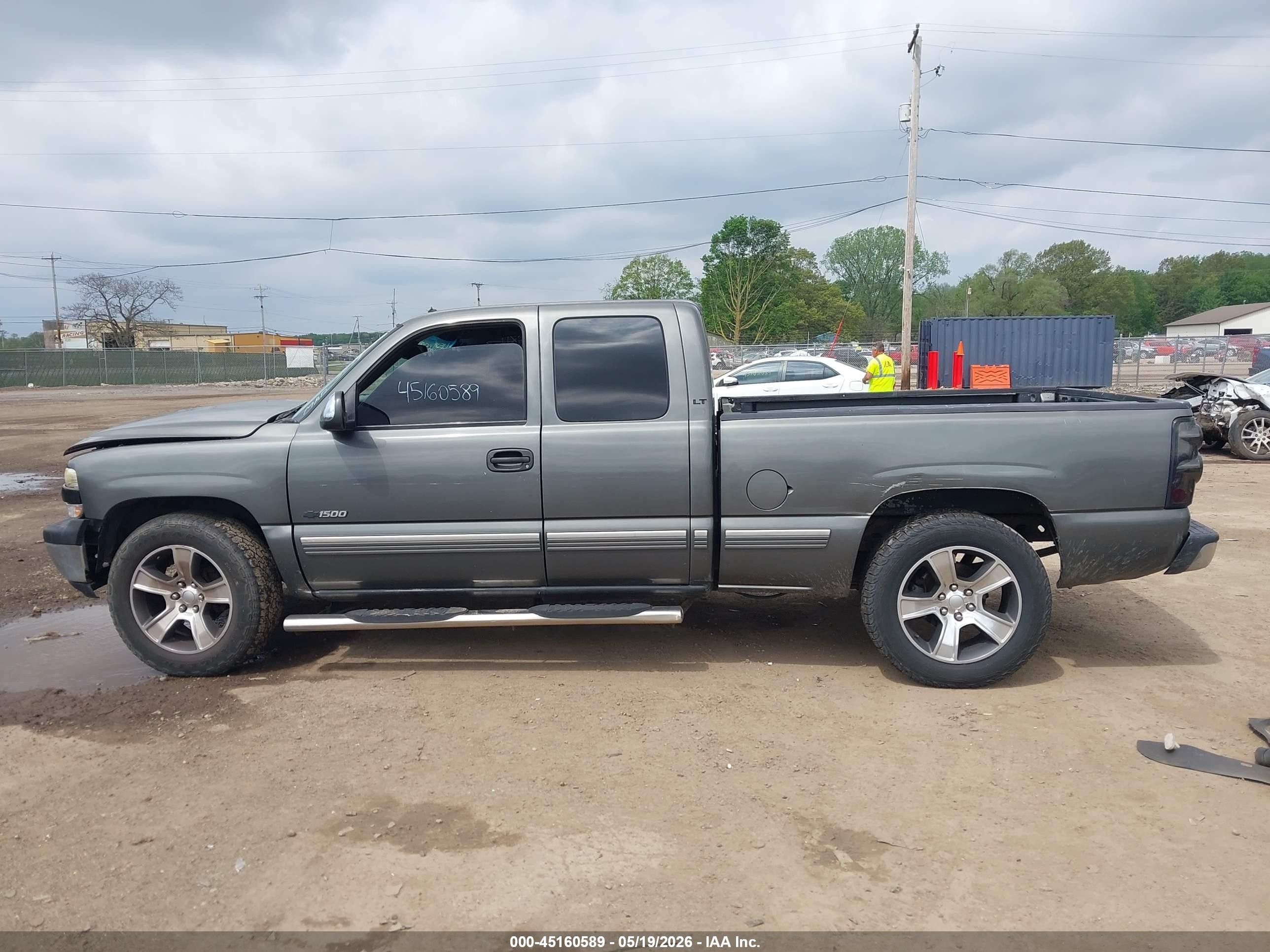 2001 Chevrolet Silverado 1500 Lt Gray vin: 2GCEC19T711171995