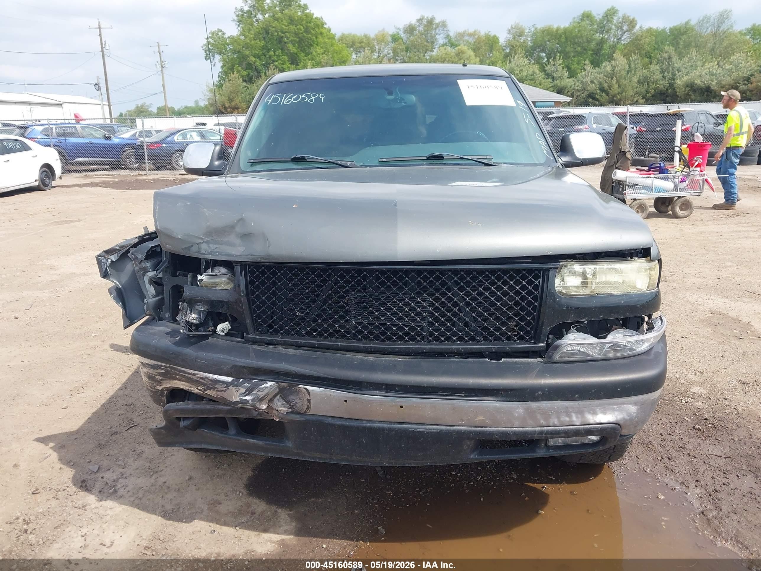 2001 Chevrolet Silverado 1500 Lt Gray vin: 2GCEC19T711171995