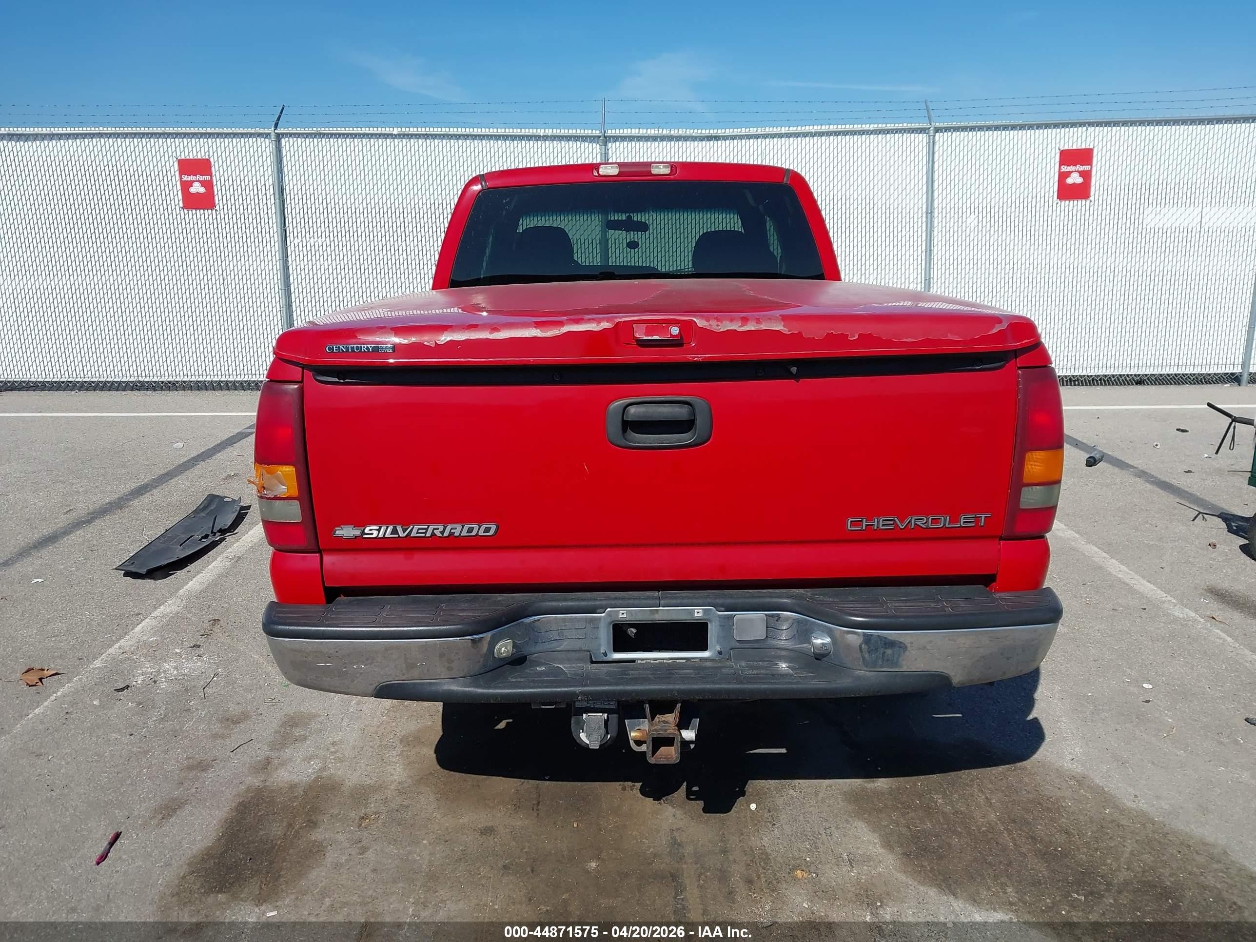 2001 Chevrolet Silverado 1500 Ls Красный vin: 2GCEC19T711395980