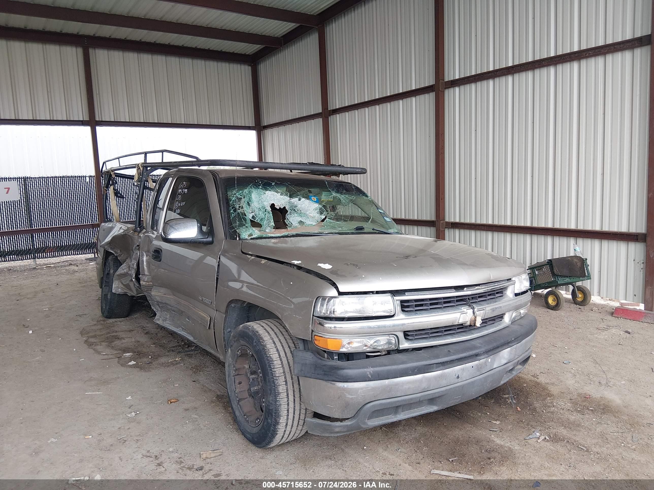 2002 Chevrolet Silverado 1500 Ls Tan vin: 2GCEC19T721351995