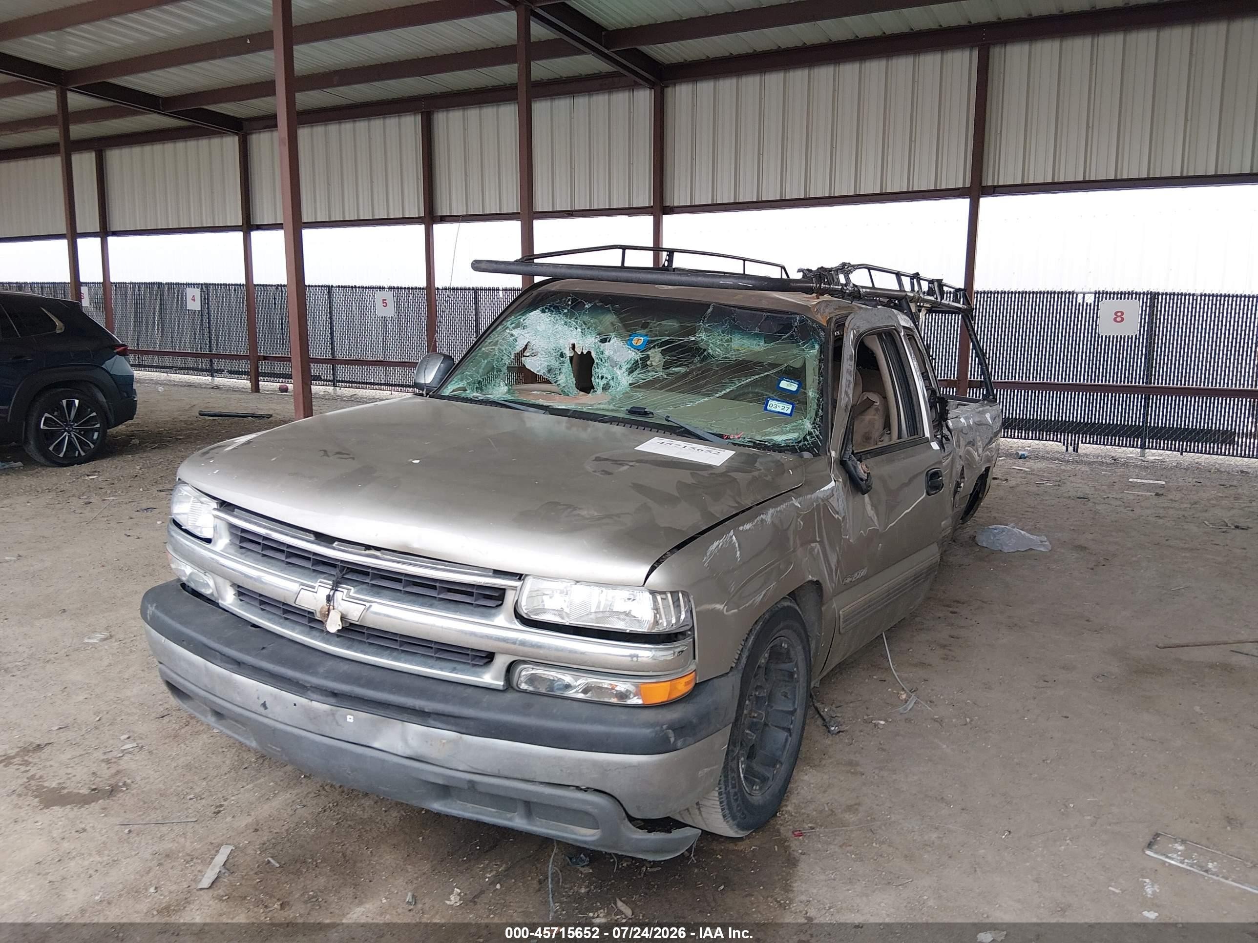 2002 Chevrolet Silverado 1500 Ls Tan vin: 2GCEC19T721351995