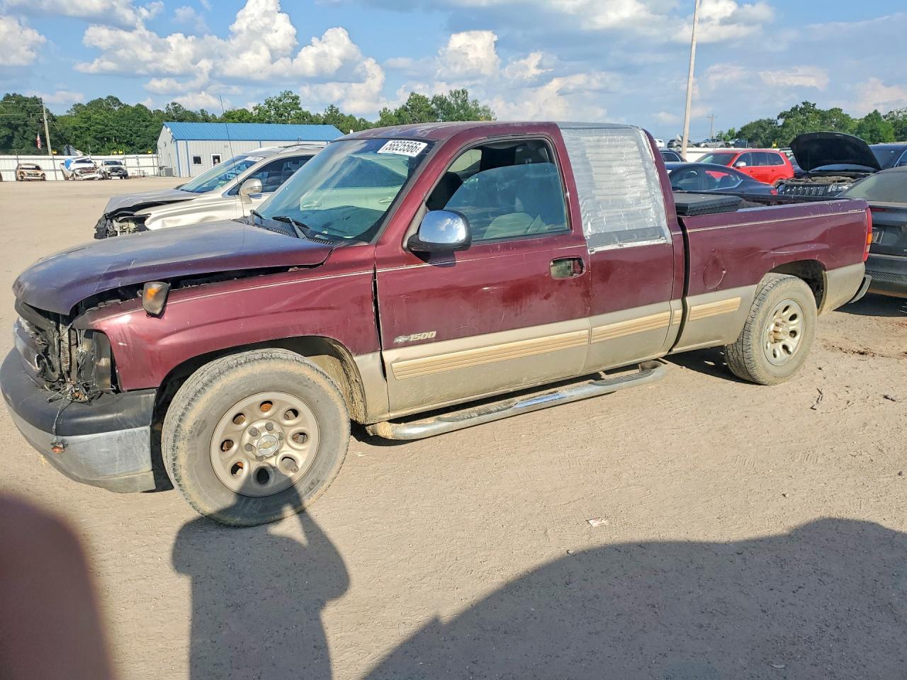 2002 Chevrolet Silverado C1500 Двухцветный vin: 2GCEC19T721364486