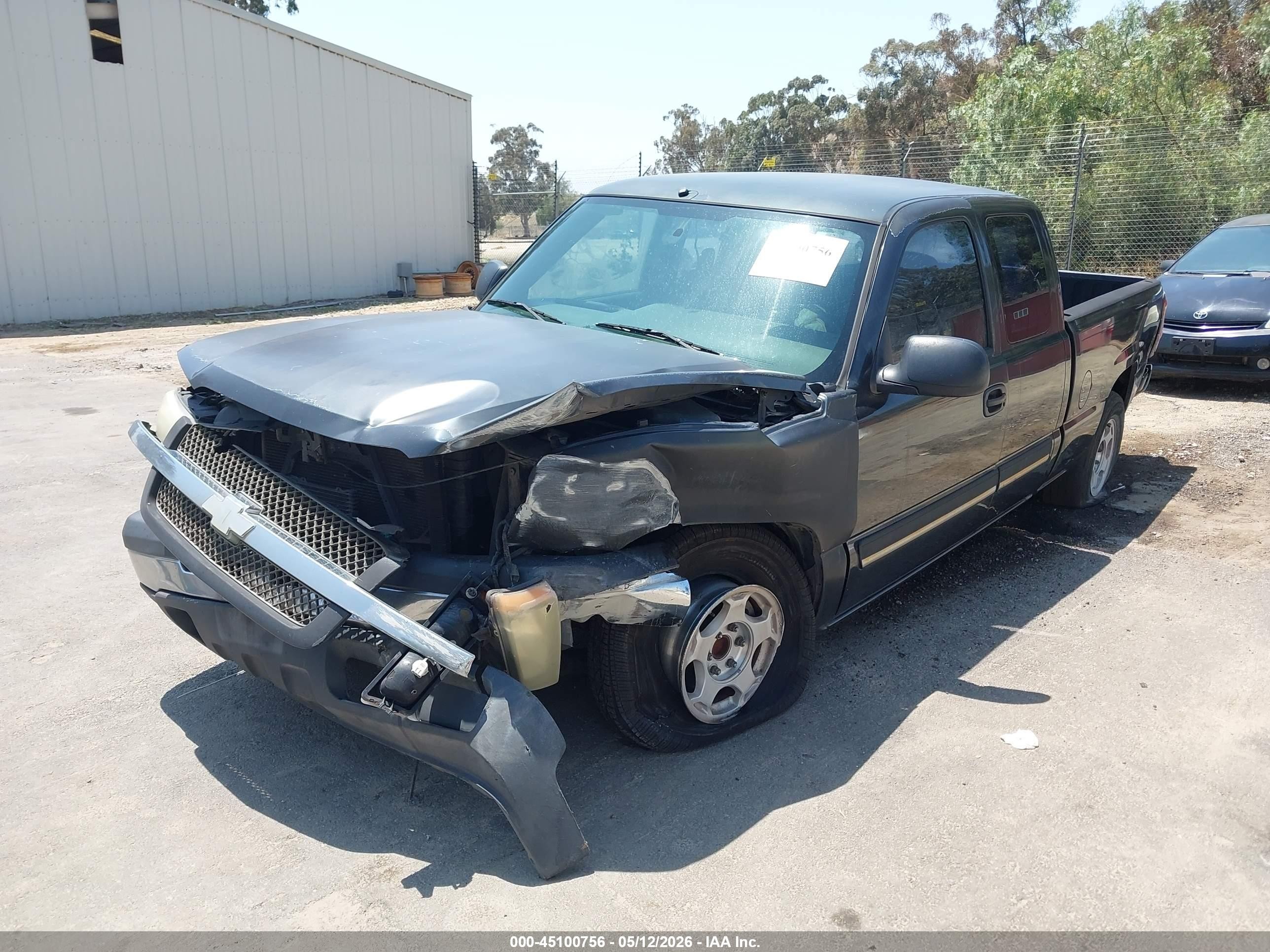 2004 Chevrolet Silverado 1500 Ls Green vin: 2GCEC19T741265363