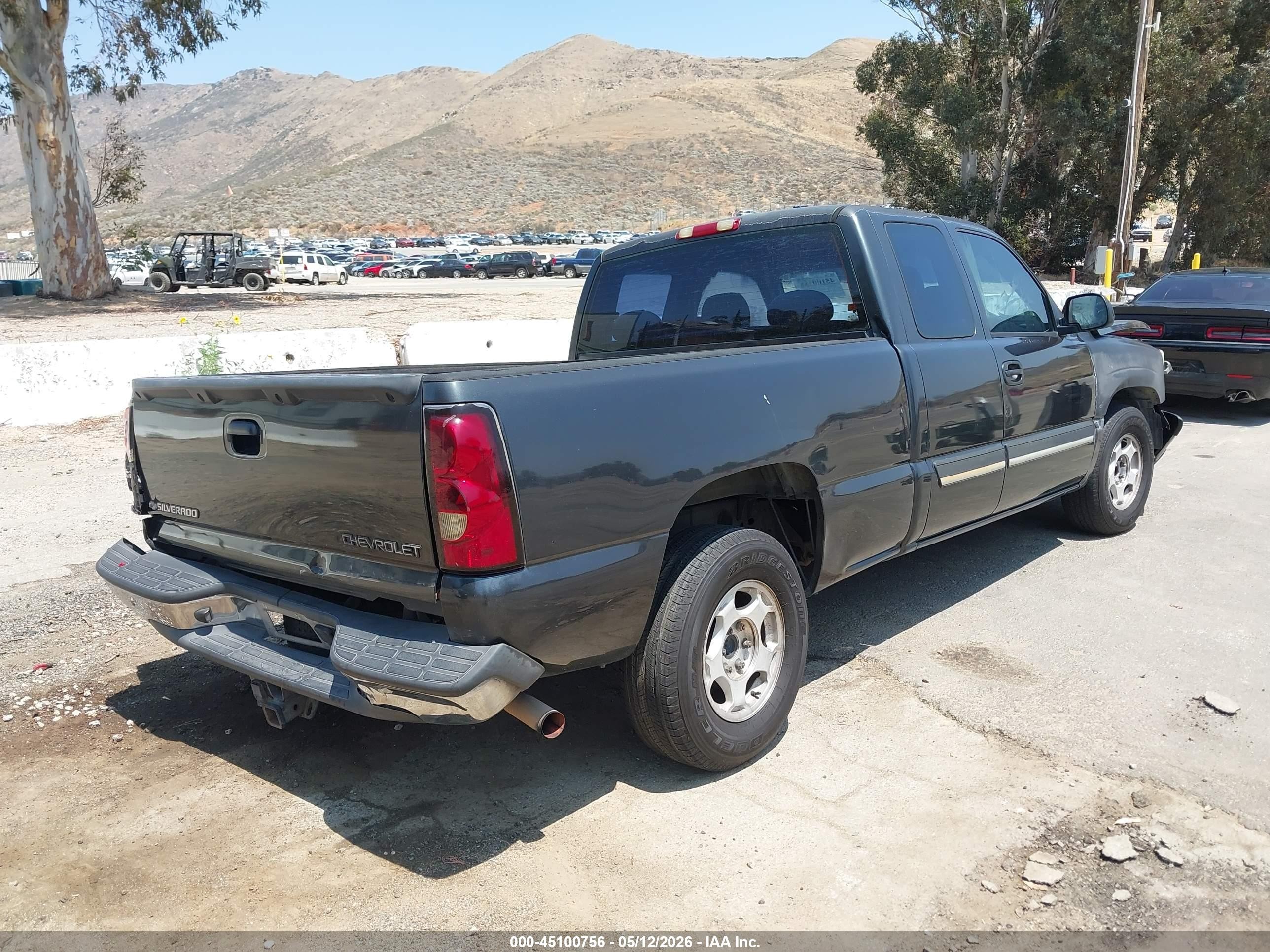 2004 Chevrolet Silverado 1500 Ls Green vin: 2GCEC19T741265363