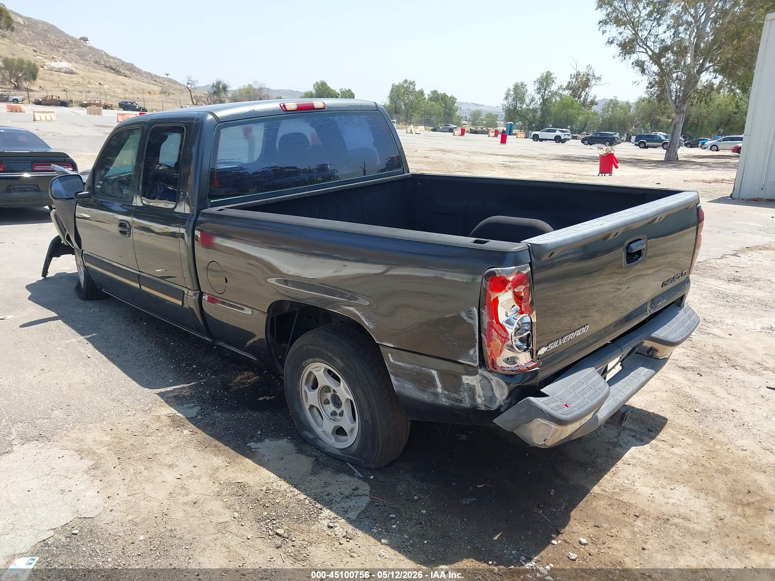 2004 Chevrolet Silverado 1500 Ls Green vin: 2GCEC19T741265363