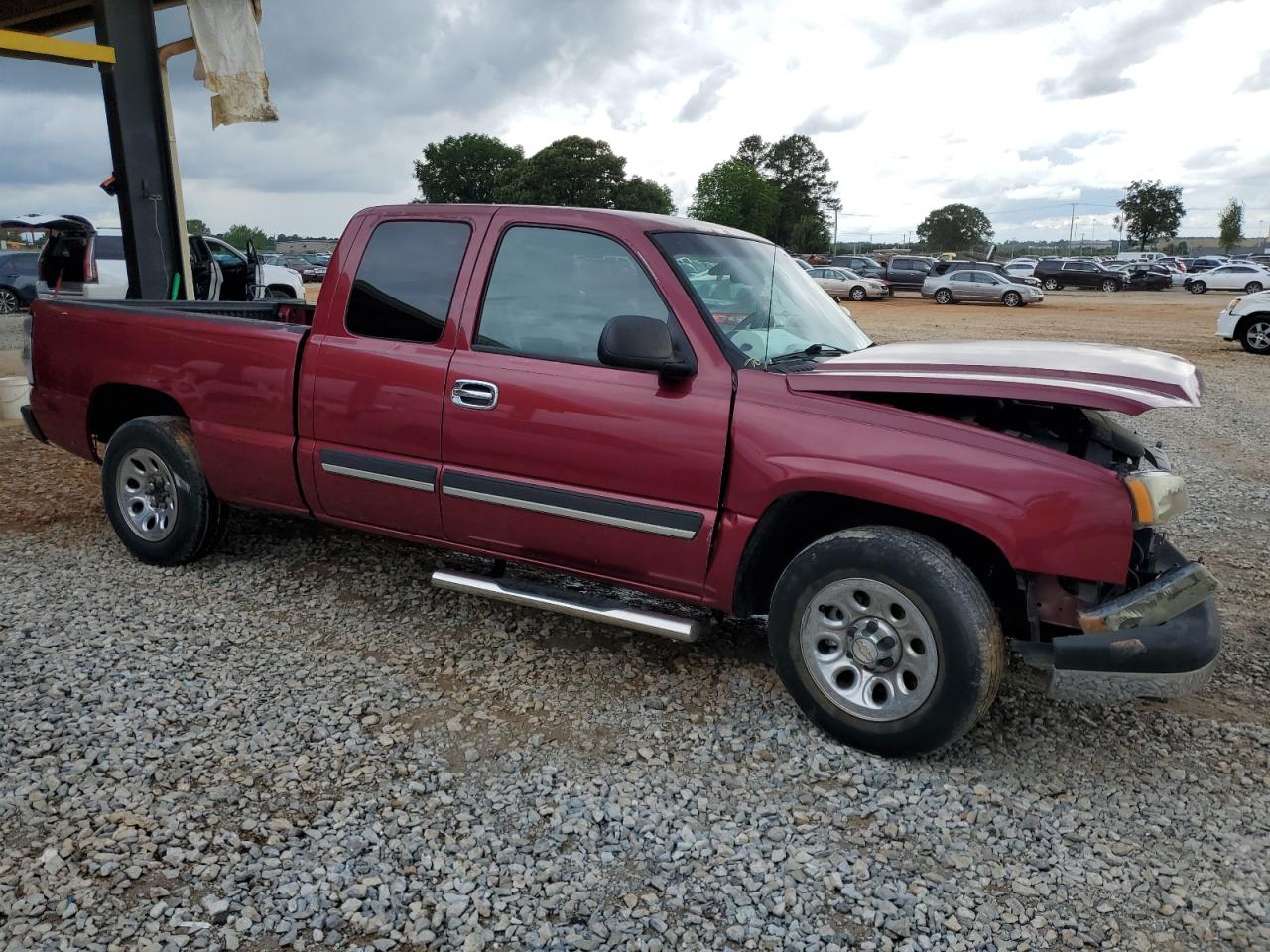 2005 Chevrolet Silverado C1500 Burgundy vin: 2GCEC19T751146763