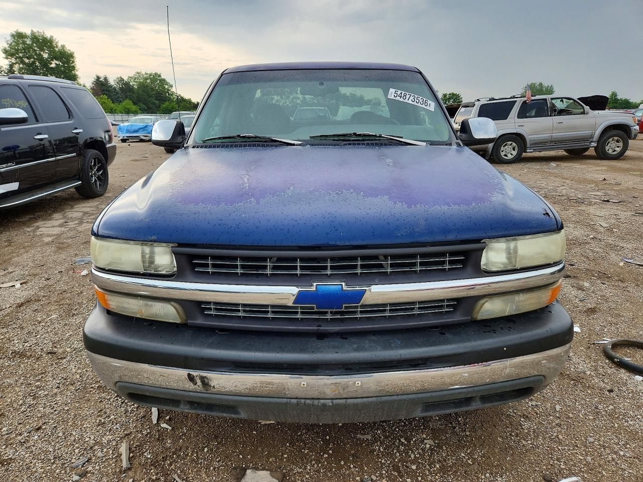 1999 Chevrolet Silverado C1500 Blue vin: 2GCEC19T7X1210545