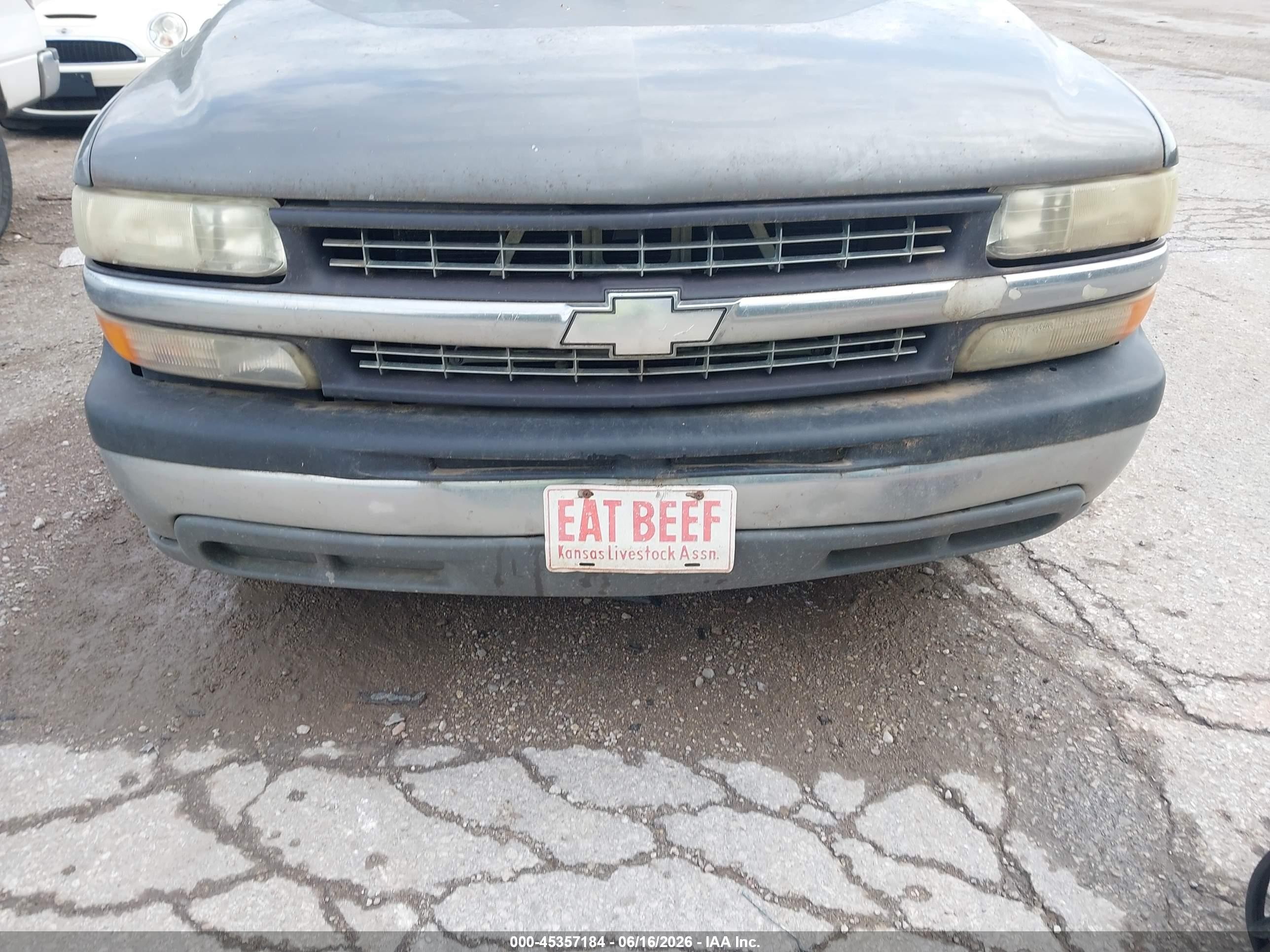 2000 Chevrolet Silverado 1500 Ls Gray vin: 2GCEC19T7Y1125447