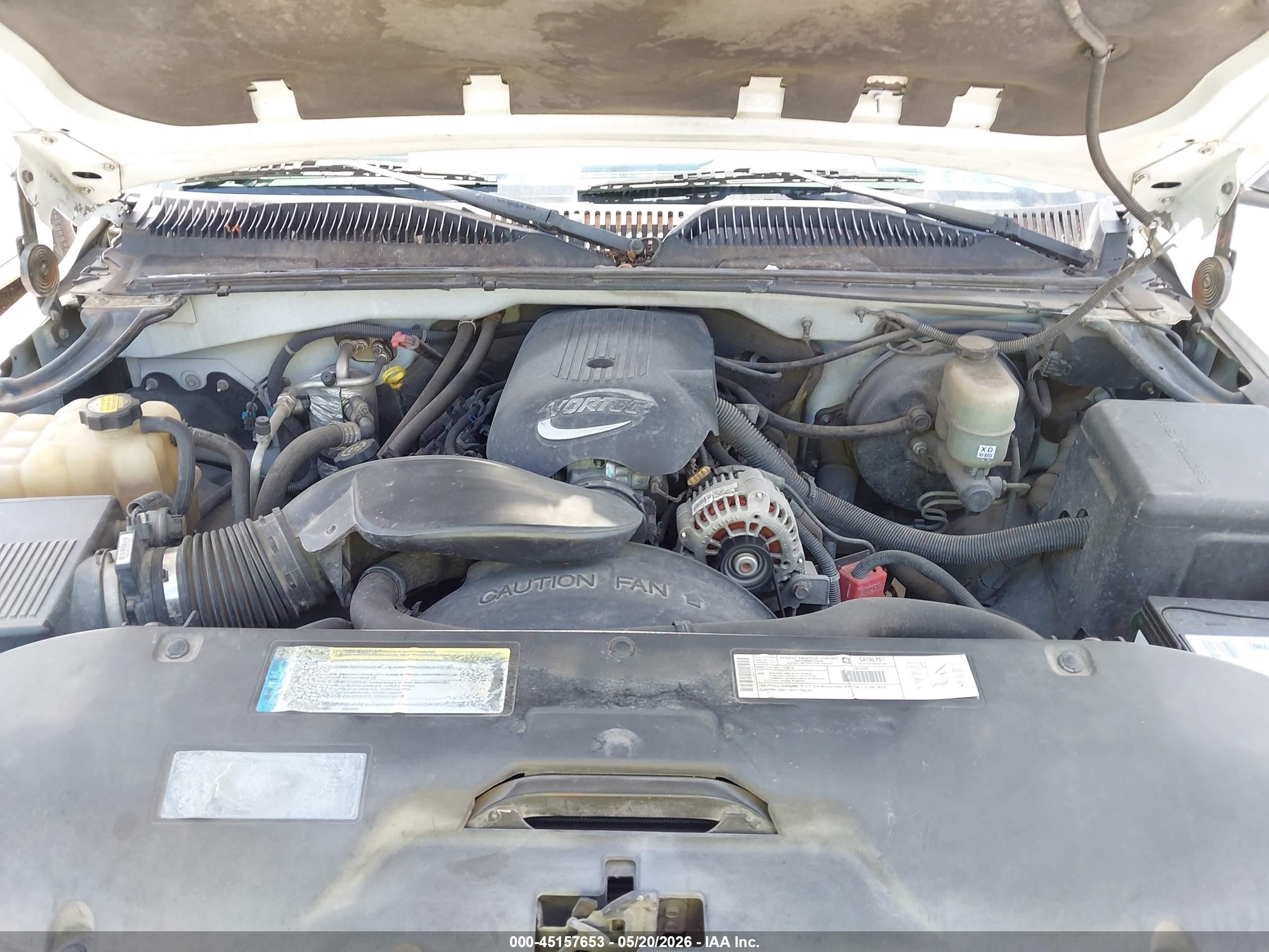 2001 Chevrolet Silverado 1500 Ls White vin: 2GCEC19T811326618