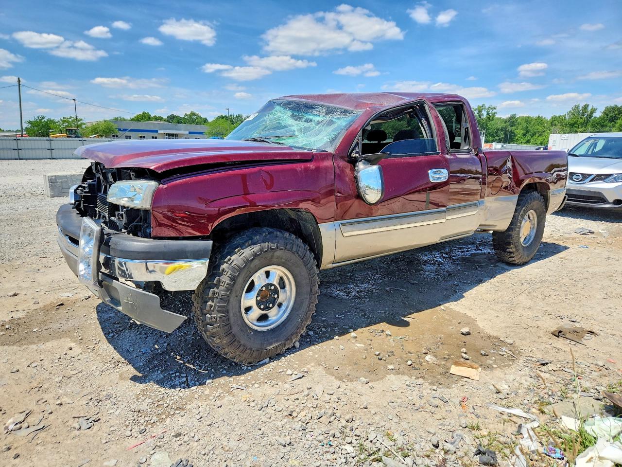 2003 Chevrolet Silverado C1500 Brown vin: 2GCEC19T831180305