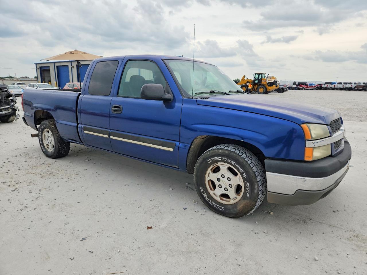 2004 Chevrolet Silverado C1500 Blue vin: 2GCEC19T841185442