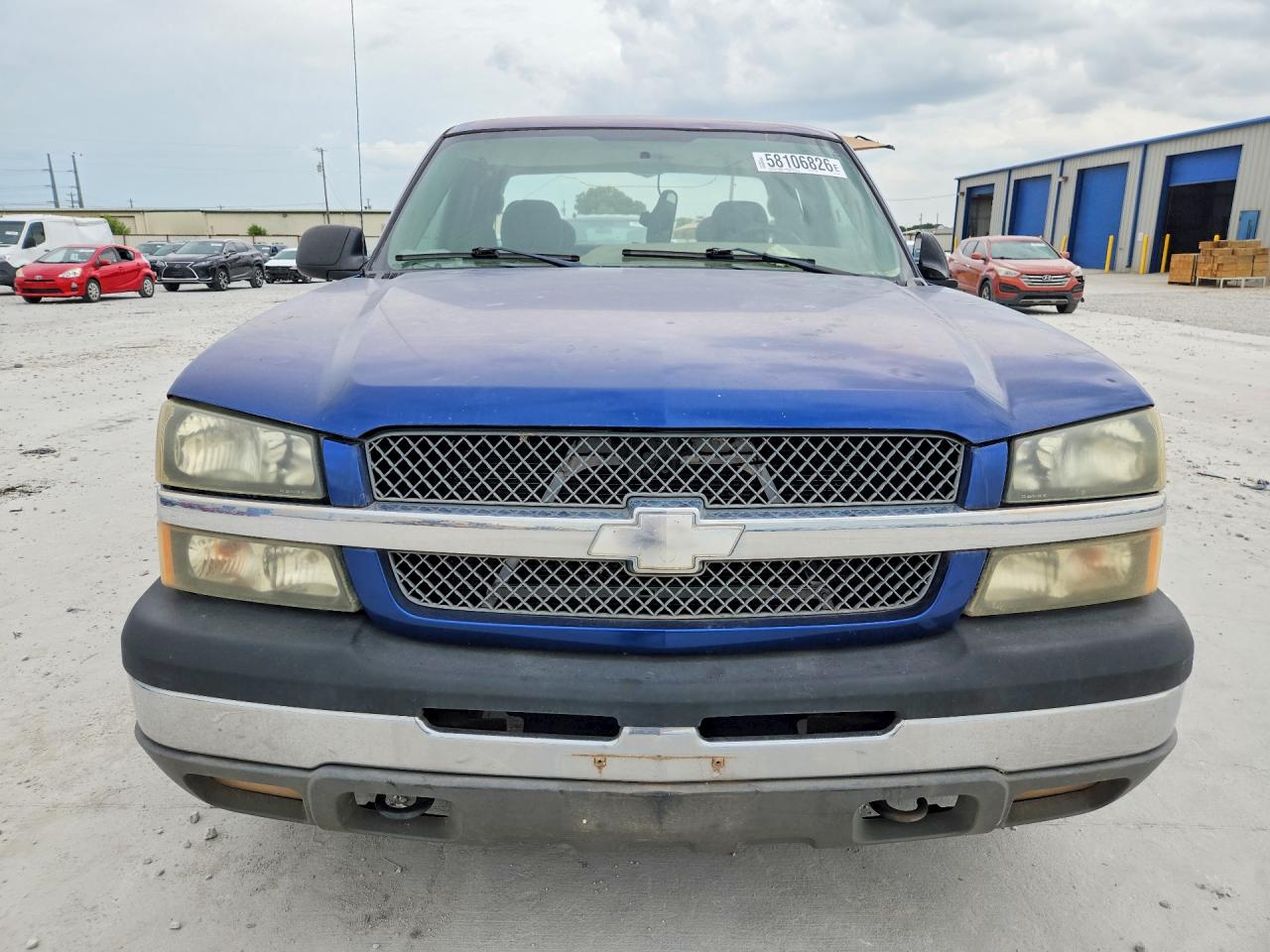 2004 Chevrolet Silverado C1500 Blue vin: 2GCEC19T841185442