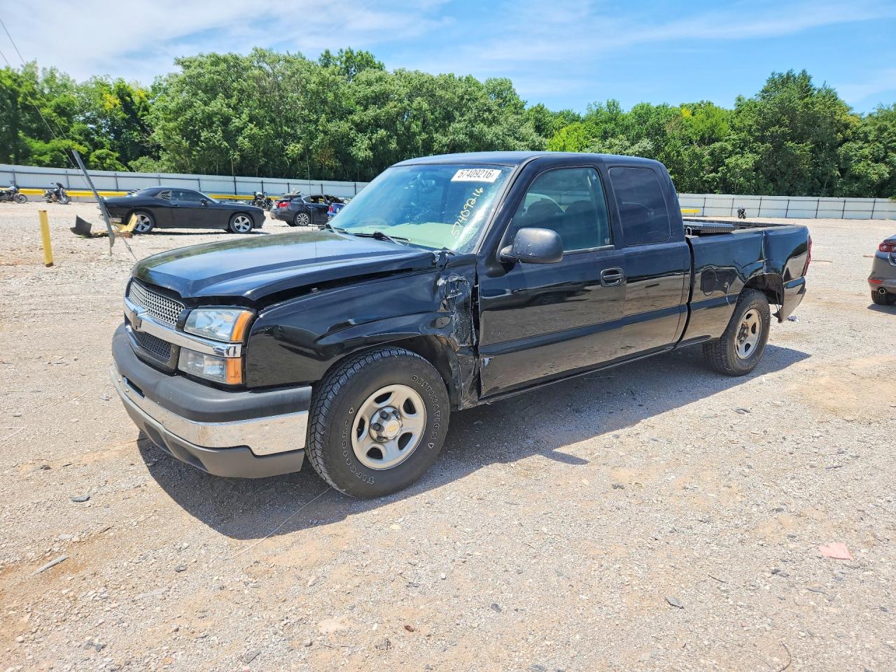 2004 Chevrolet Silverado C1500 Black vin: 2GCEC19T841204216