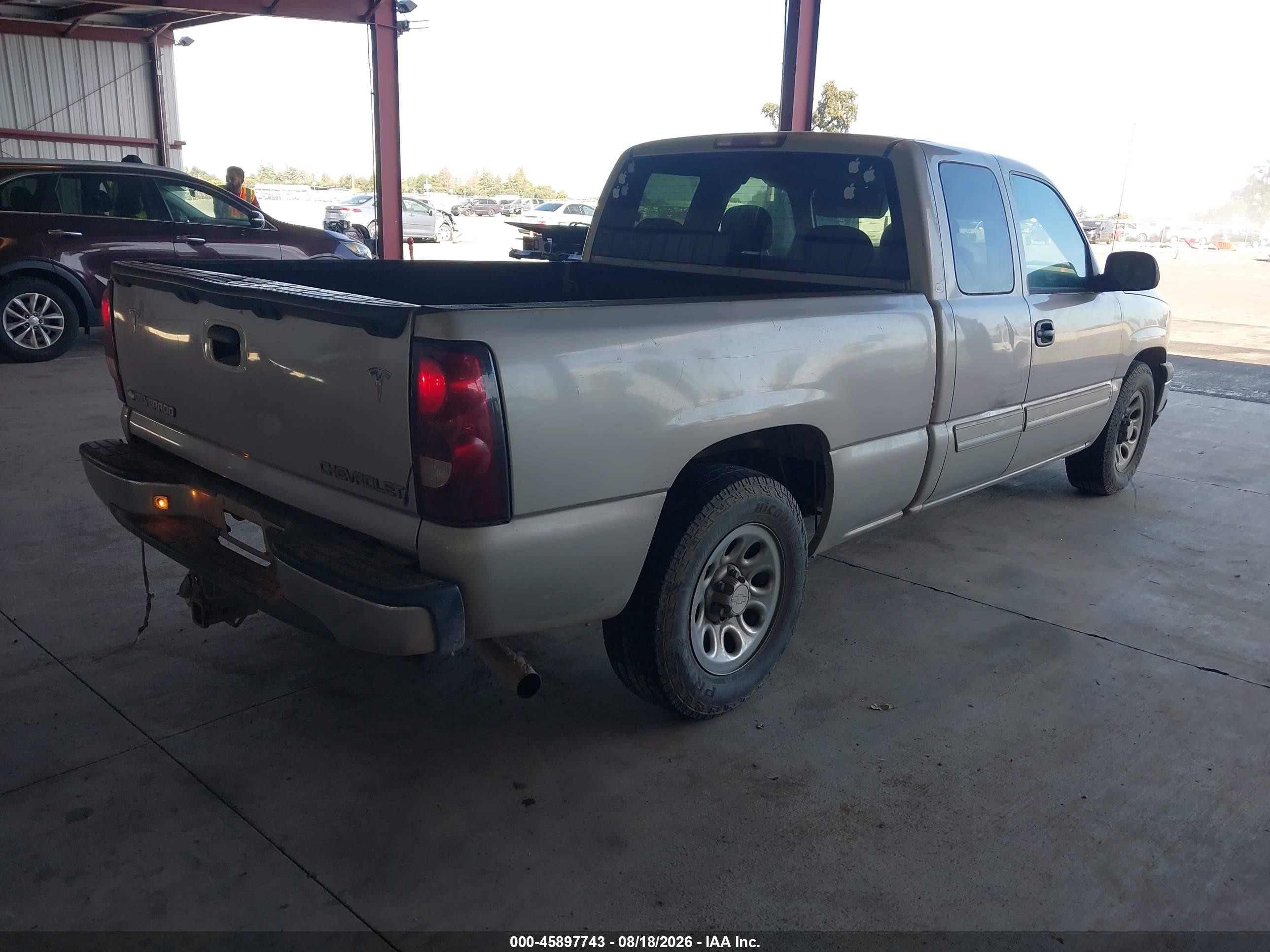 2004 Chevrolet Silverado 1500 Lt Silver vin: 2GCEC19T841208749
