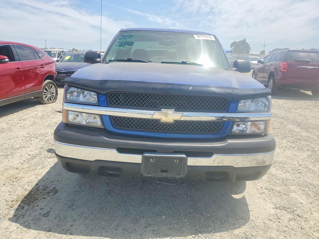 2004 Chevrolet Silverado C1500 Blue vin: 2GCEC19T841288179