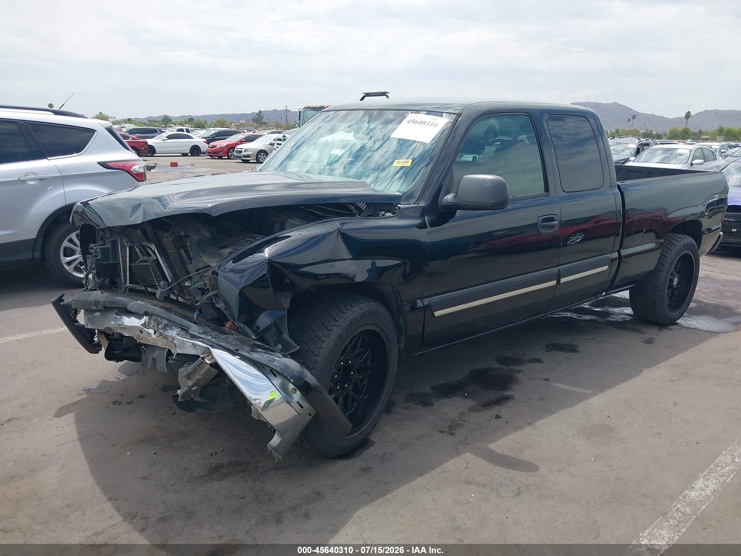 2006 Chevrolet Silverado 1500 Lt1 Black vin: 2GCEC19T861125972